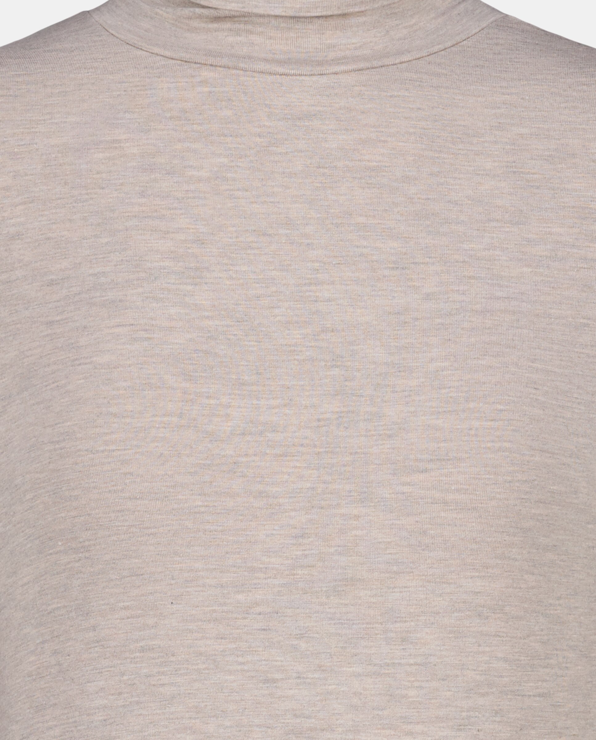 Camisola com manga comprida e gola cisne Bege-6