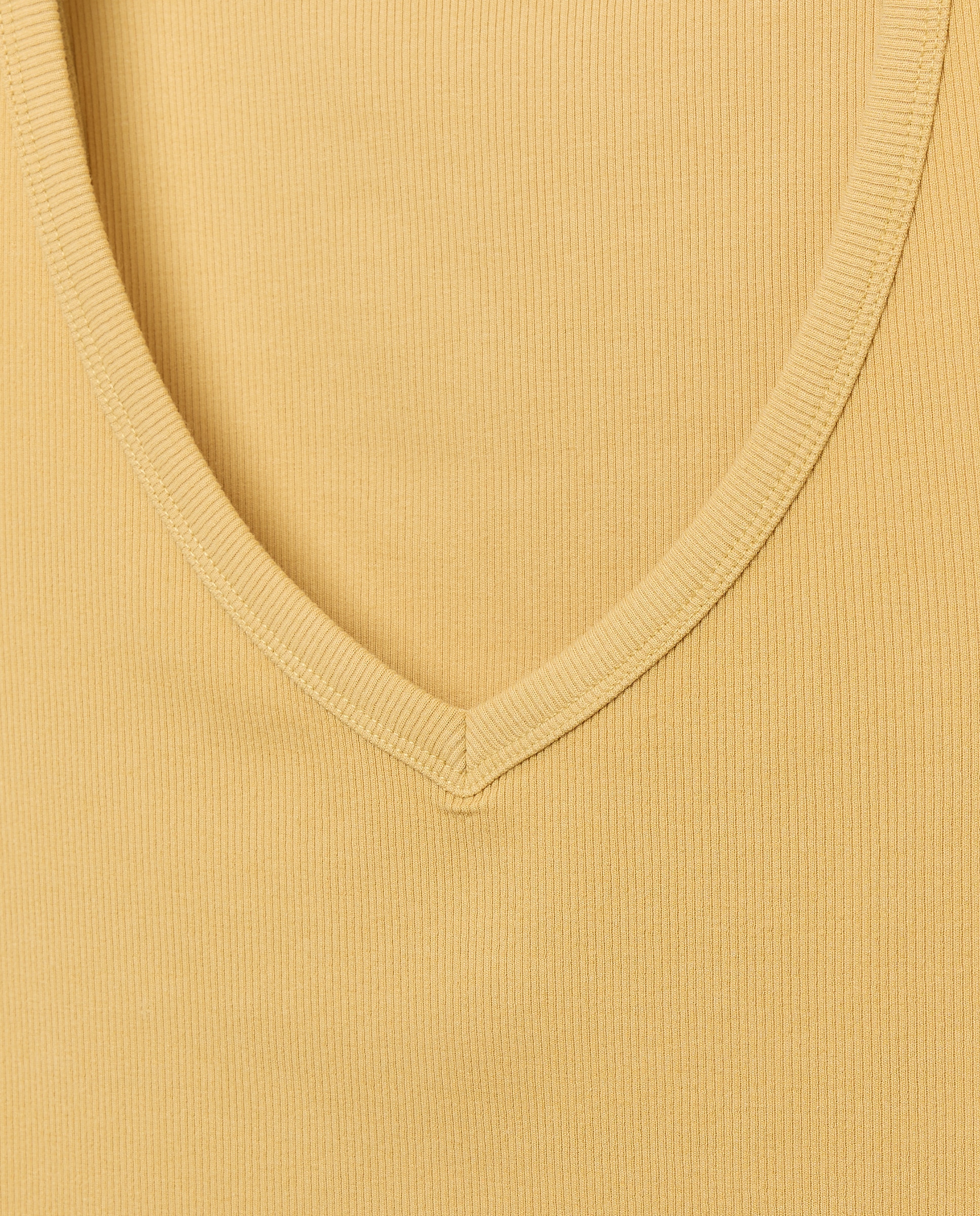 Camiseta tirantes pico de mujer - Easy Wear - Mostaza Mostaza-5