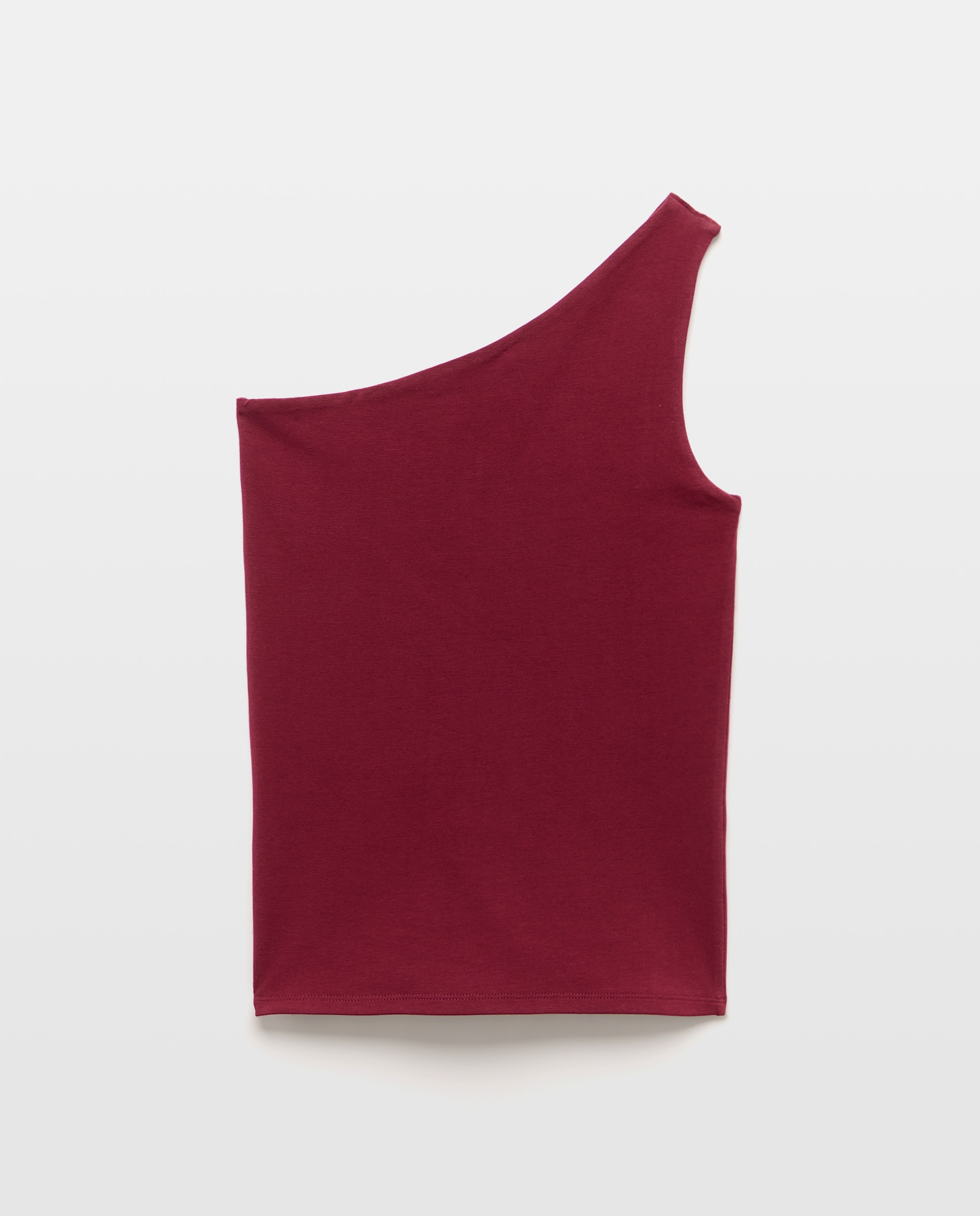 T-shirt de Alças Bordeaux-4