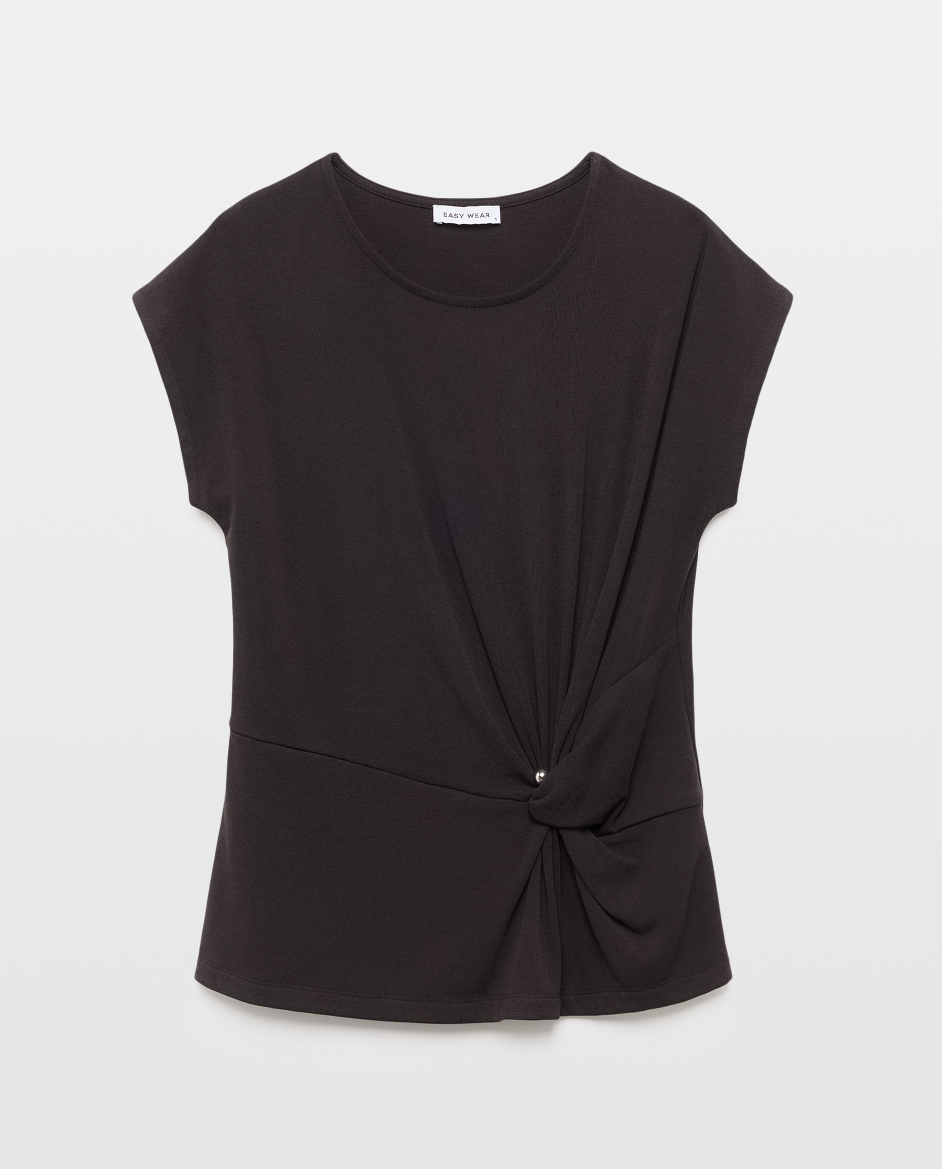 Camiseta manga corta de mujer - Easy Wear - Negro Negro-4