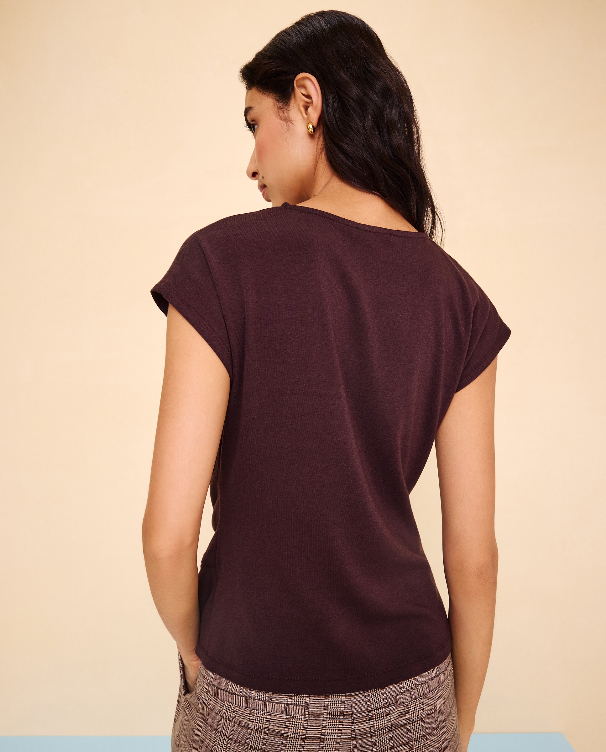 Camiseta manga corta de mujer - Easy Wear - Chocolate Chocolate-3
