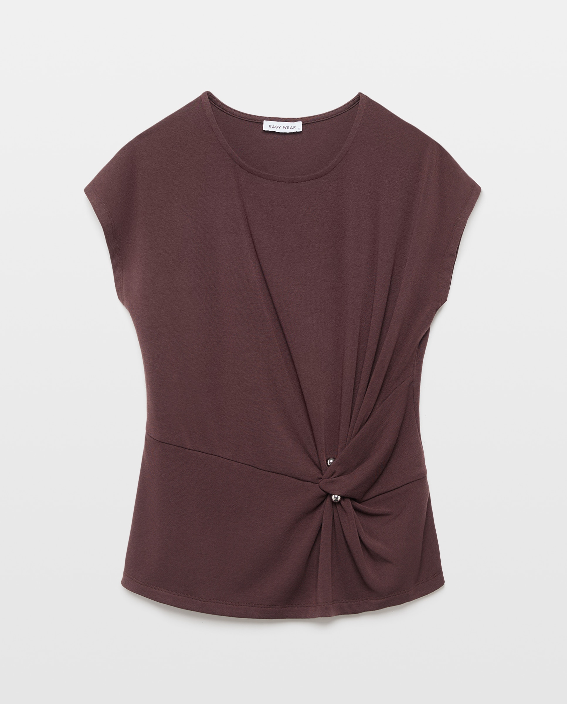 Camiseta manga corta de mujer - Easy Wear - Chocolate Chocolate-4