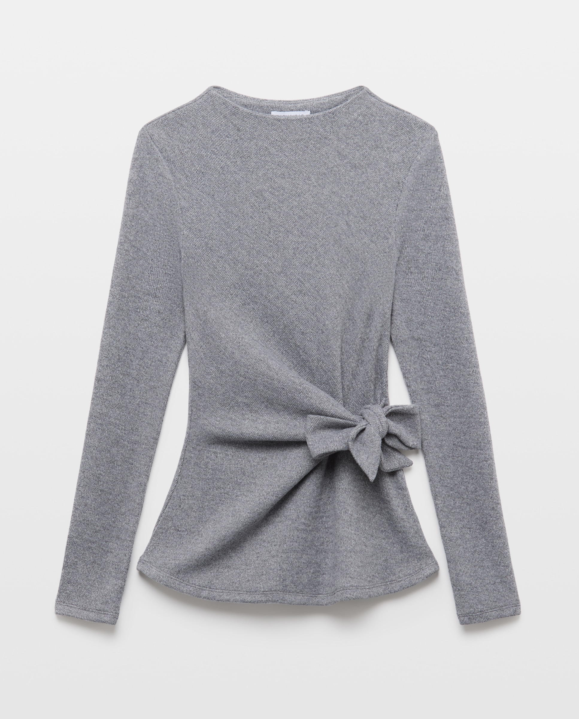 Camiseta manga larga de mujer - Easy Wear - Gris claro Gris claro-4
