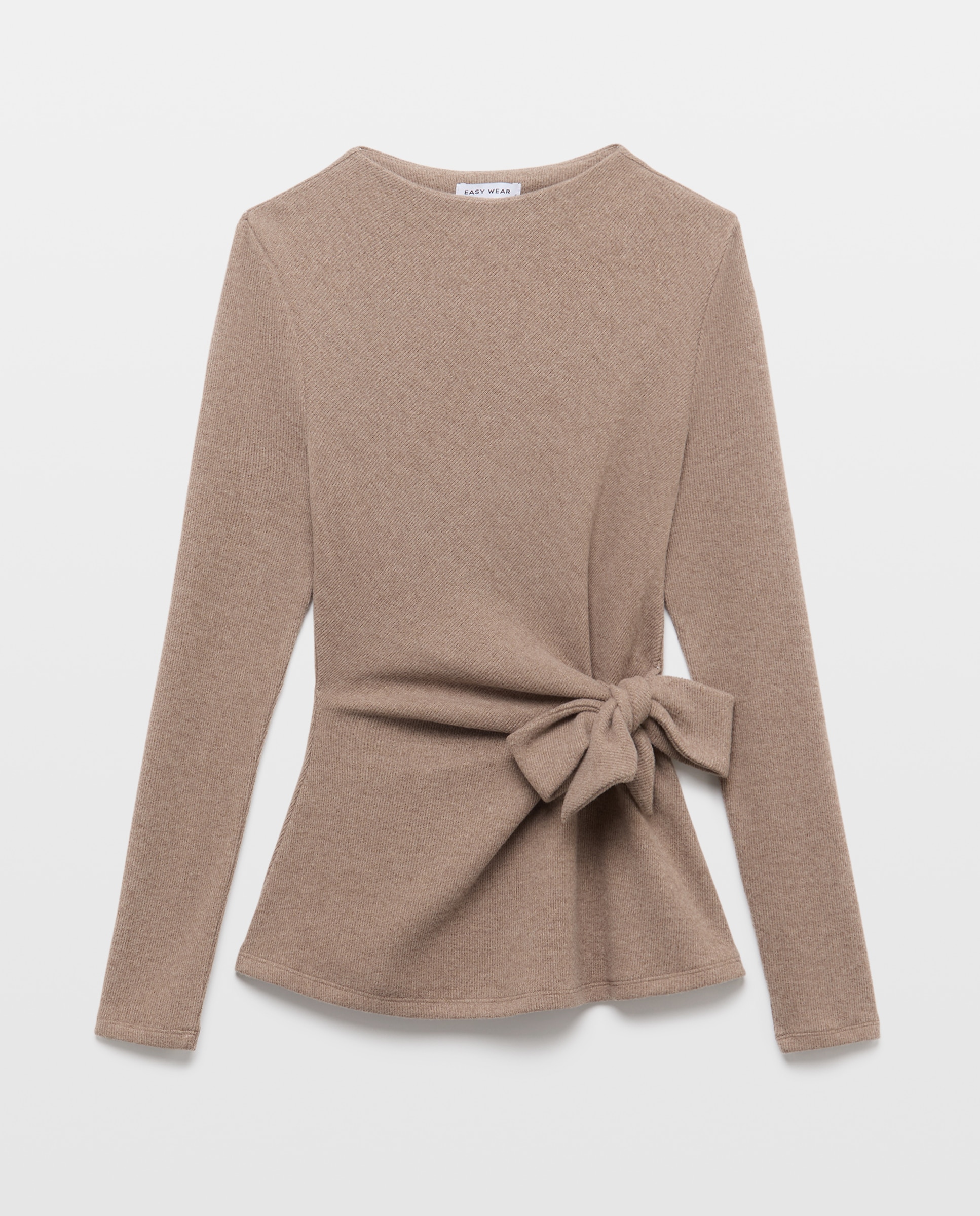 Camiseta manga larga de mujer - Easy Wear - Beige Beige-4
