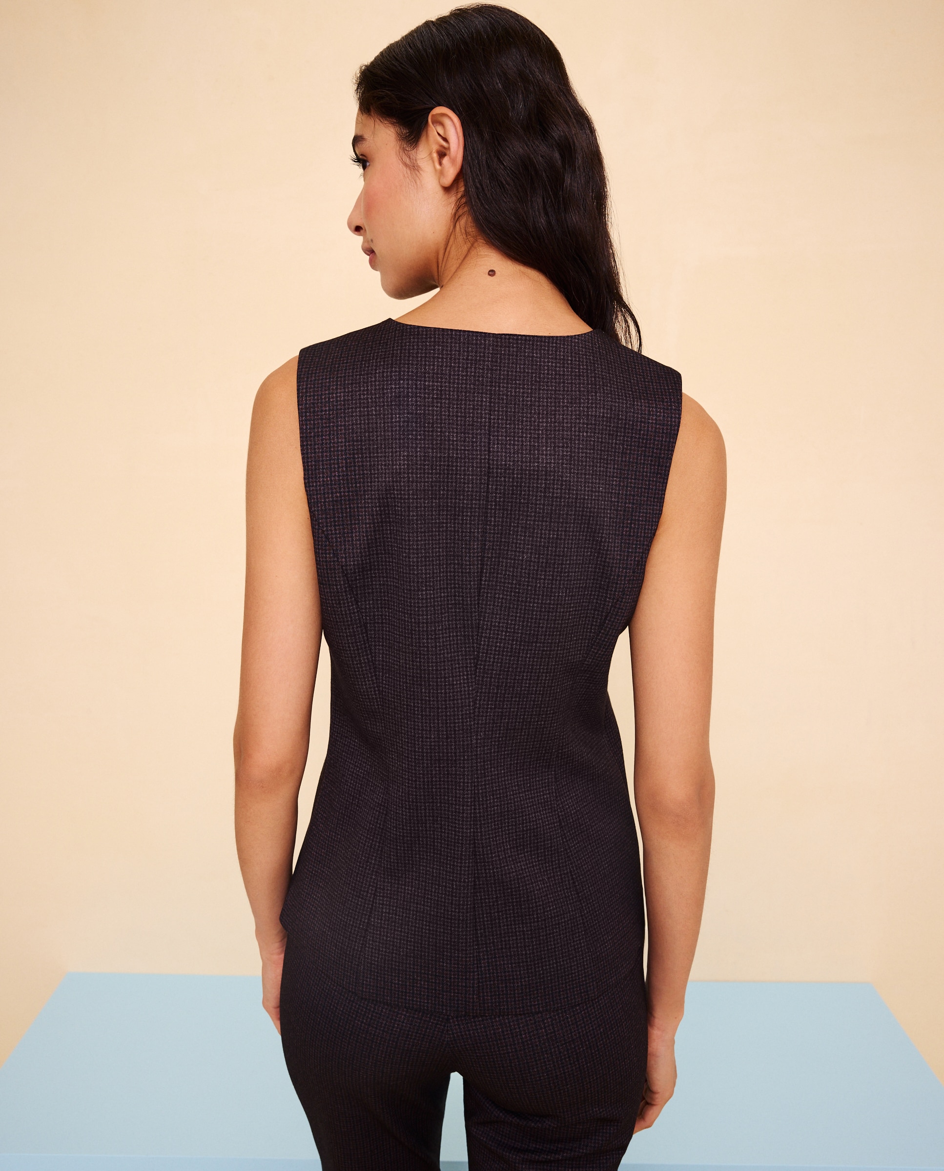 Chaleco de mujer - Easy Wear - Marrón Marrón-3
