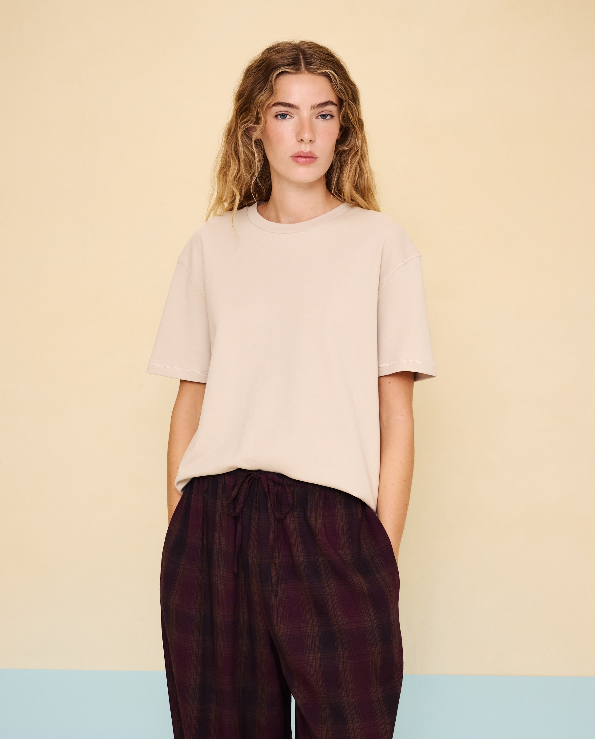 Camiseta manga corta de mujer - Easy Wear - 120 Crudo 120 Crudo-2