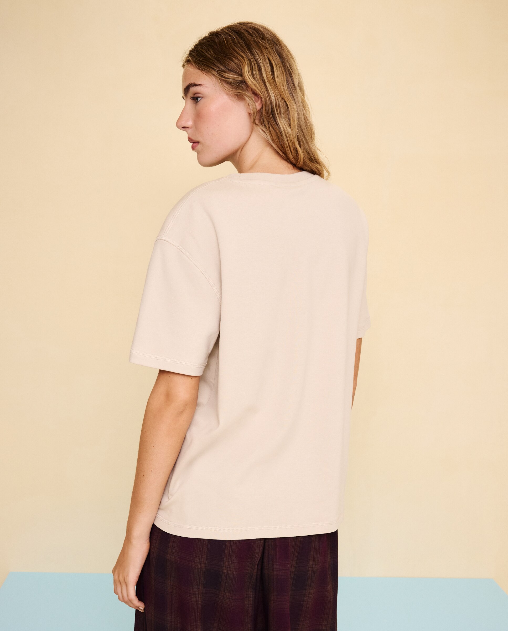 Camiseta manga corta de mujer - Easy Wear - 120 Crudo 120 Crudo-3