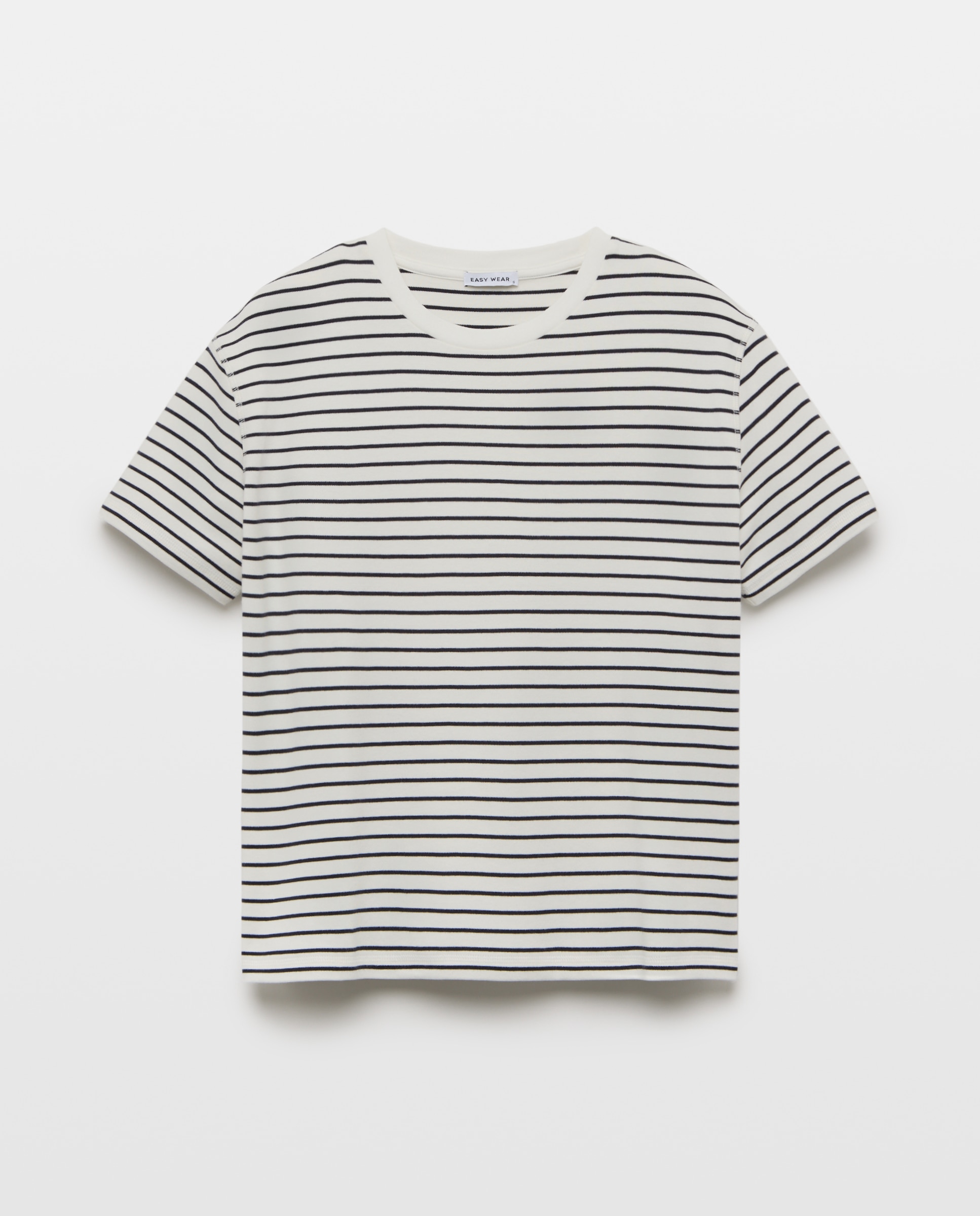 T-shirt de mulher com manga curta Branco-4