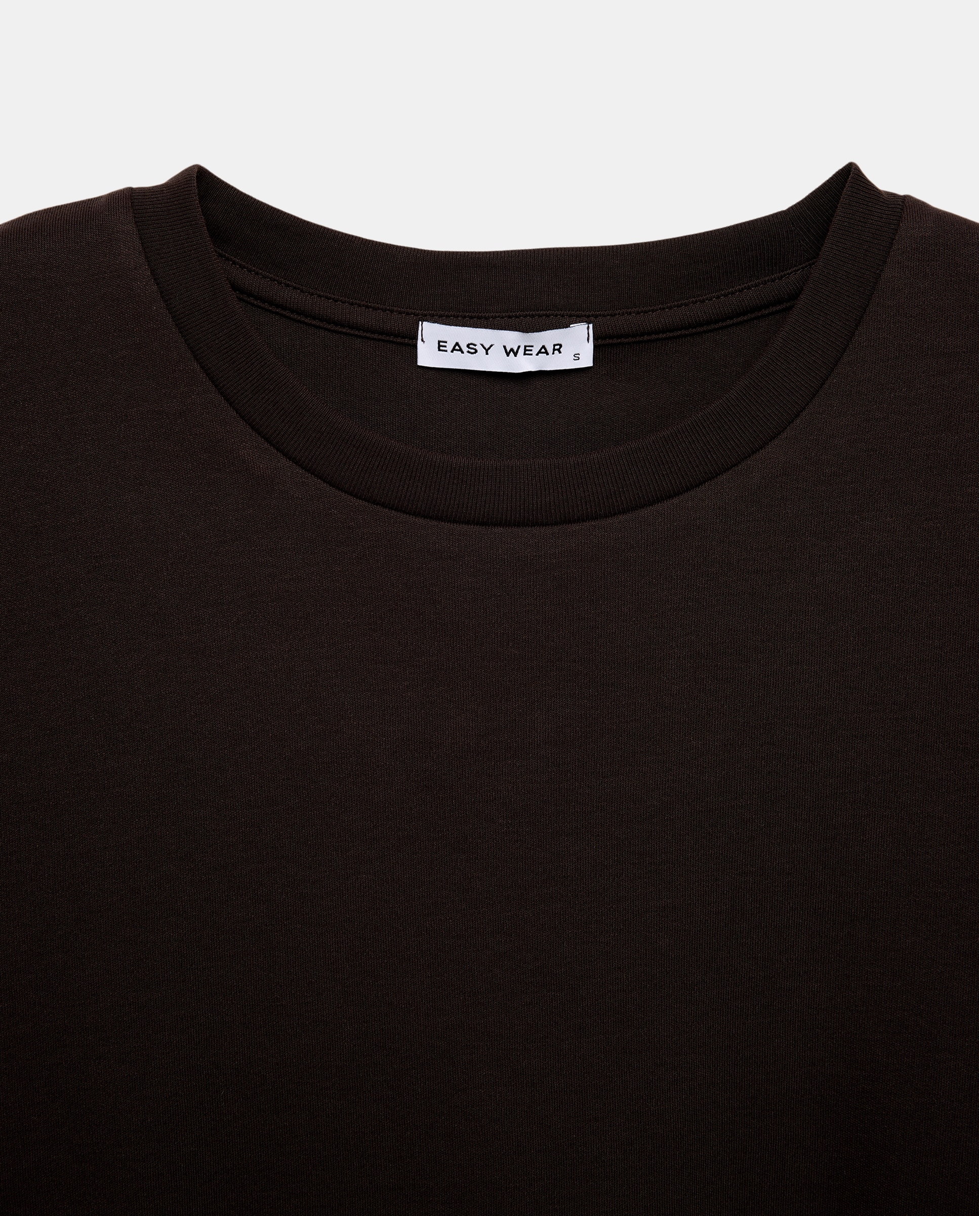 T-shirt de mulher com manga curta Castanho-5