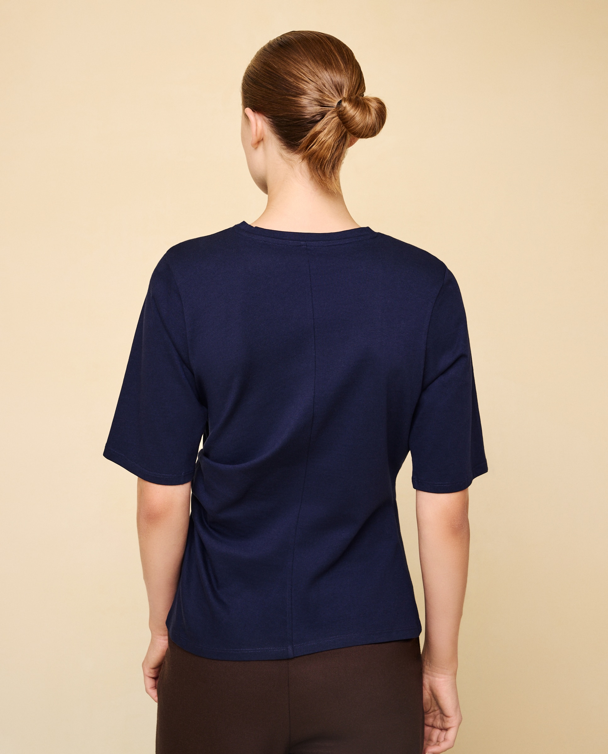 Camiseta manga corta de mujer - Easy Wear - Azul marino Azul marino-3