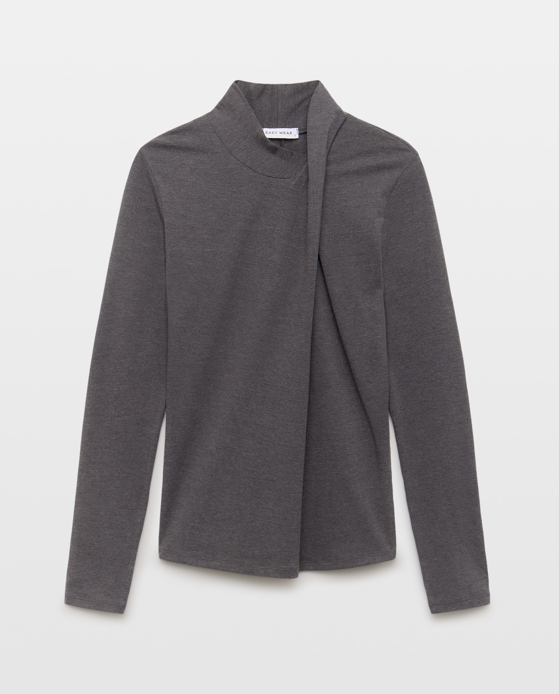 Camiseta manga larga de mujer - Easy Wear - 820 Gris medio 820 Gris medio-4