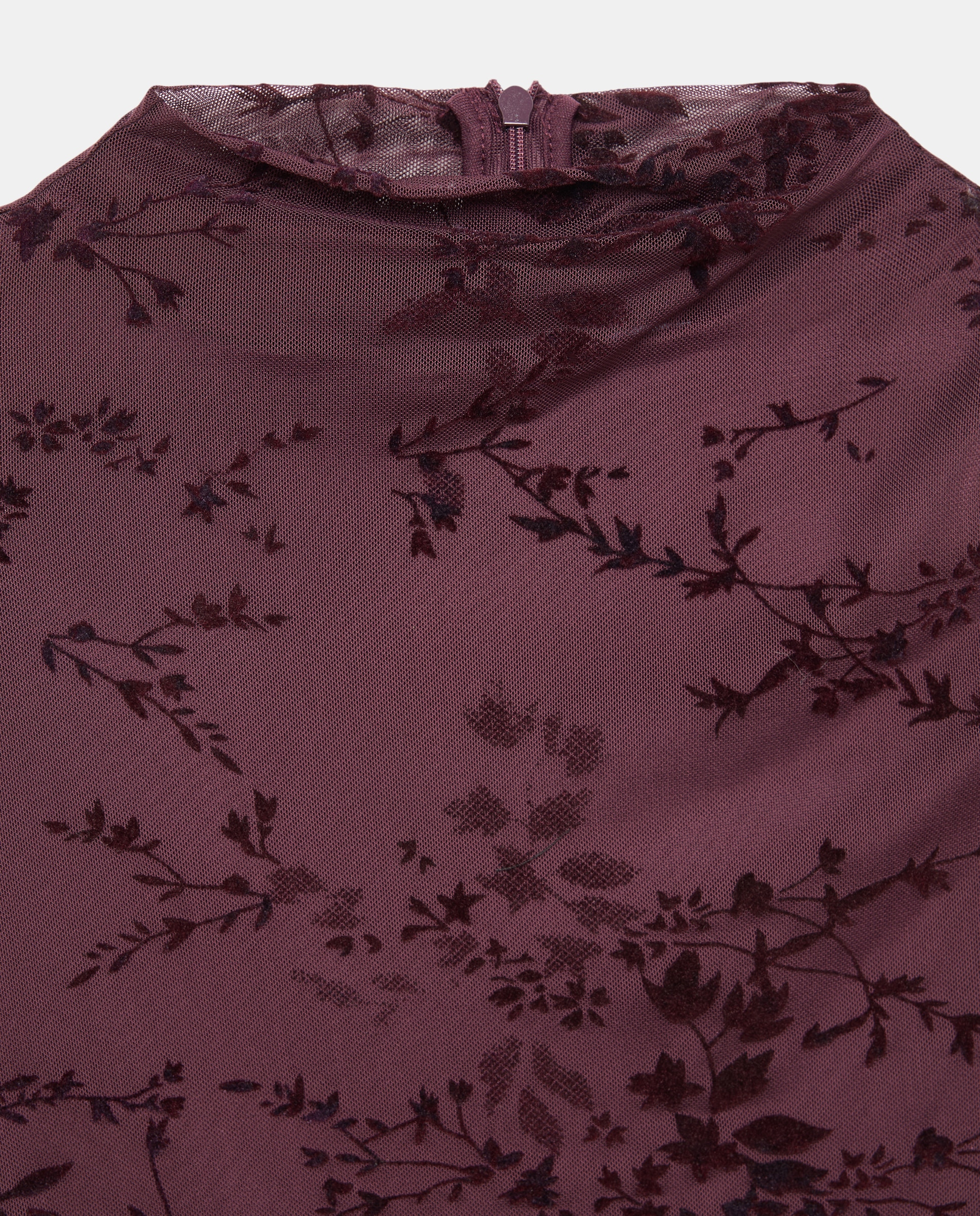 Camisola de mulher com manga comprida Bordeaux-2