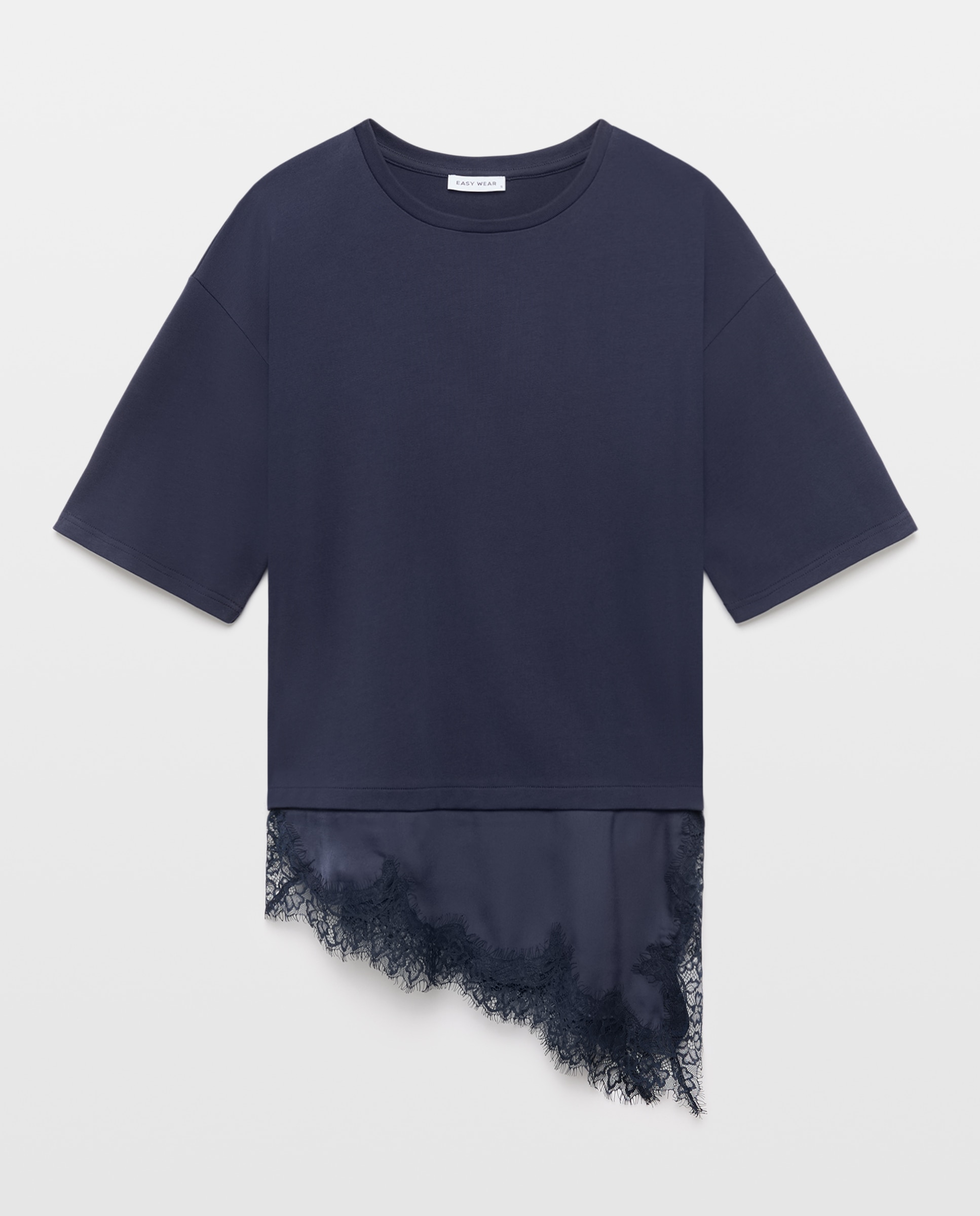 Camiseta manga corta de mujer - Easy Wear - Azul marino Azul marino-4