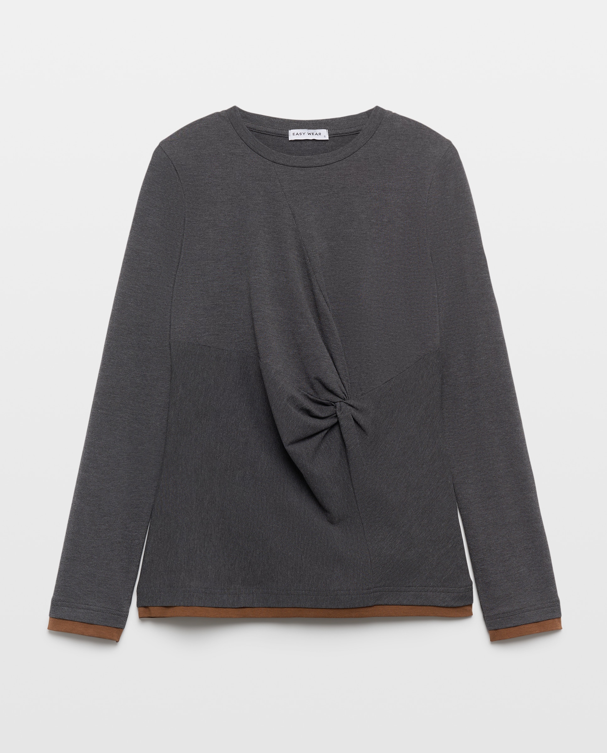 Camiseta manga larga de mujer - Easy Wear - Negro Negro-4