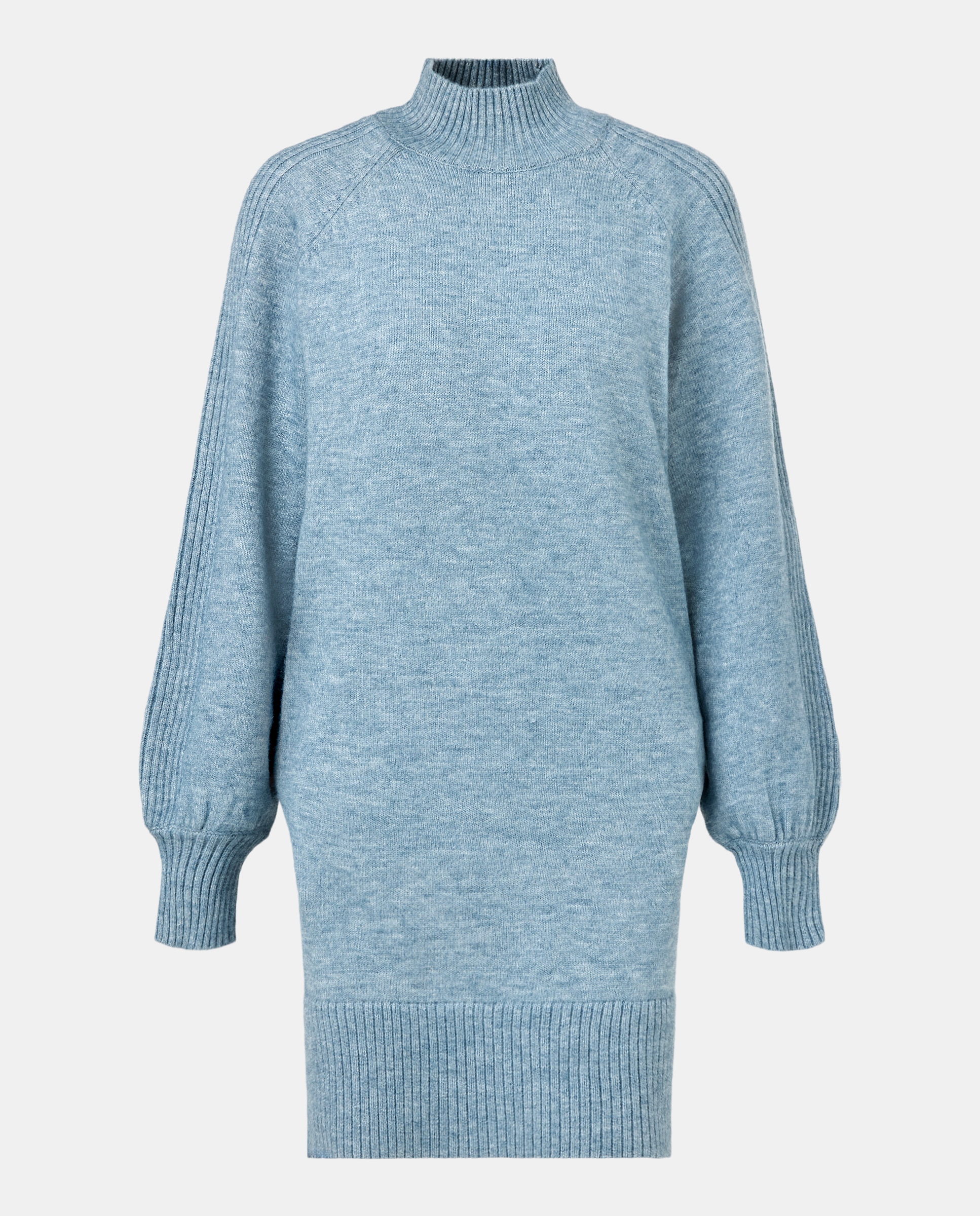 Vestido curto Azul-5