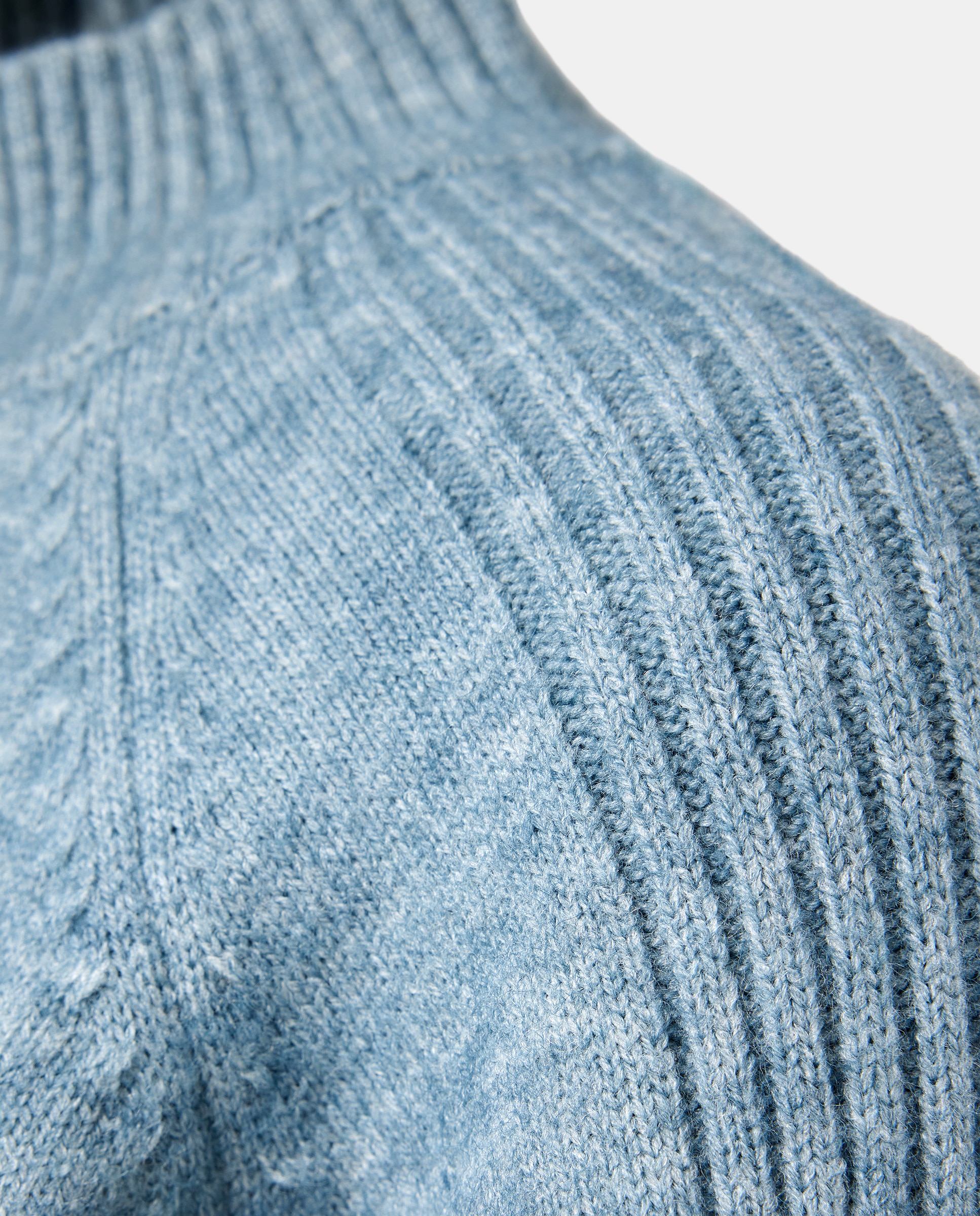 Vestido curto Azul-6