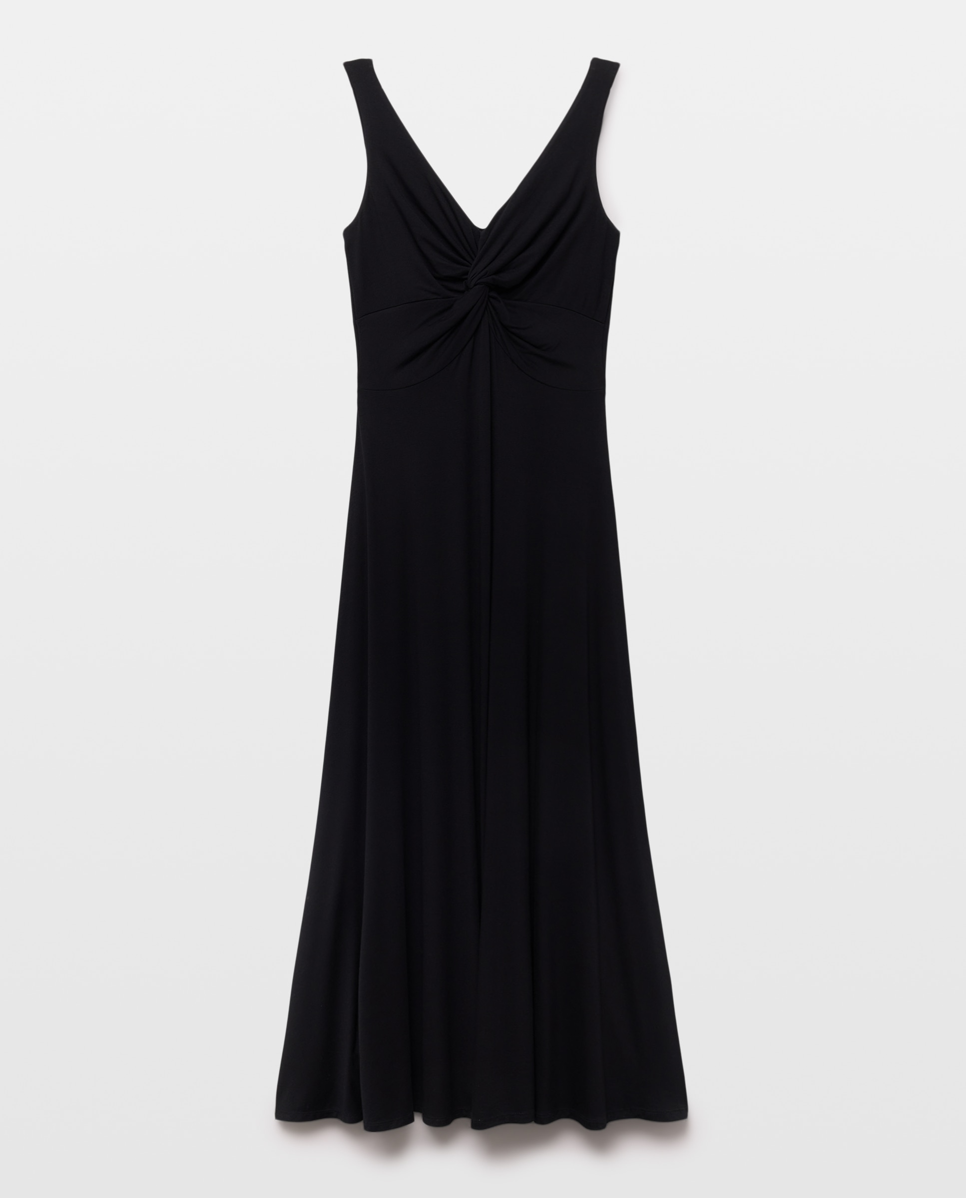 Vestido midi tirantes de mujer - Easy Wear - Negro Negro-5