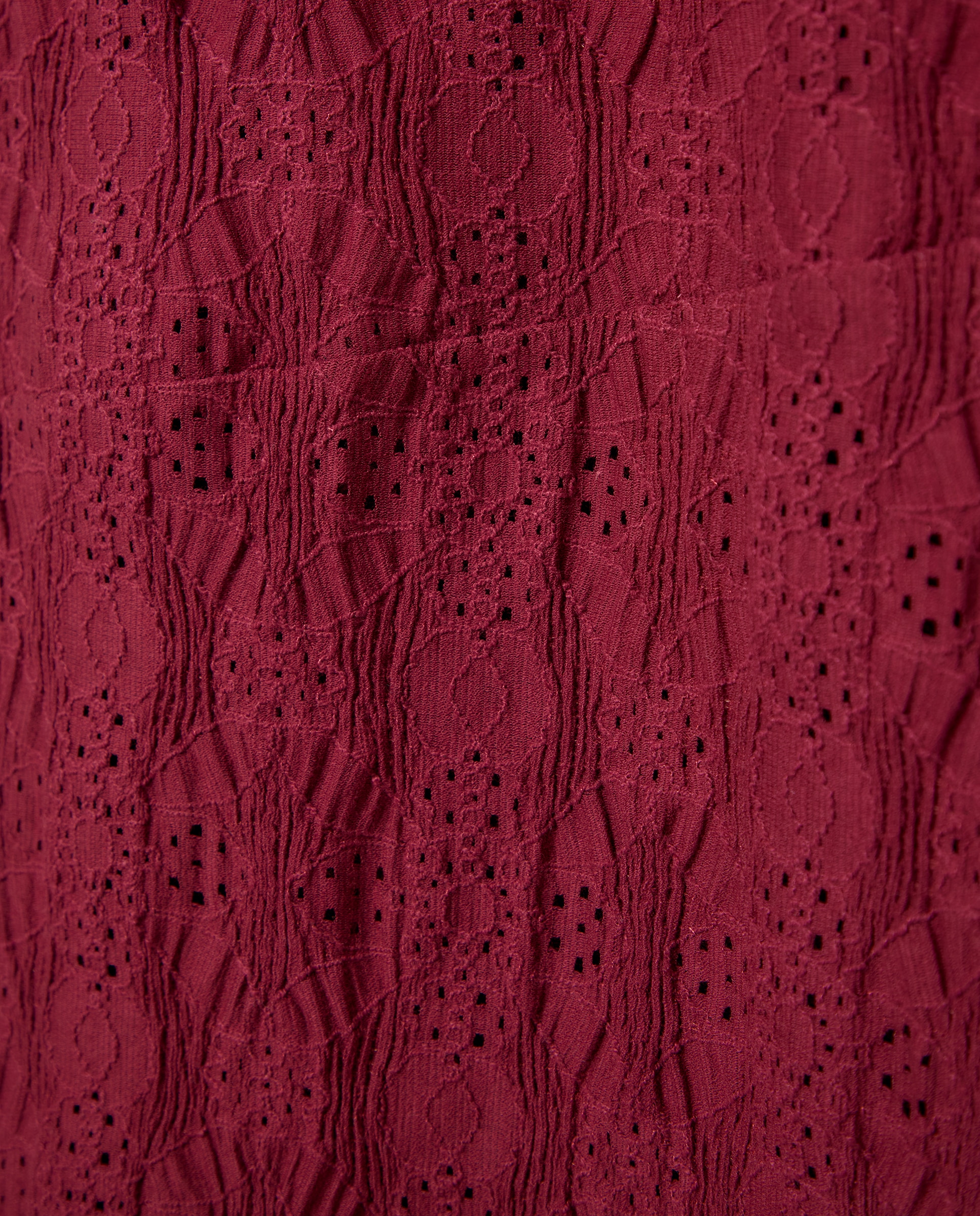 Vestido Midi com Alças Bordeaux-5