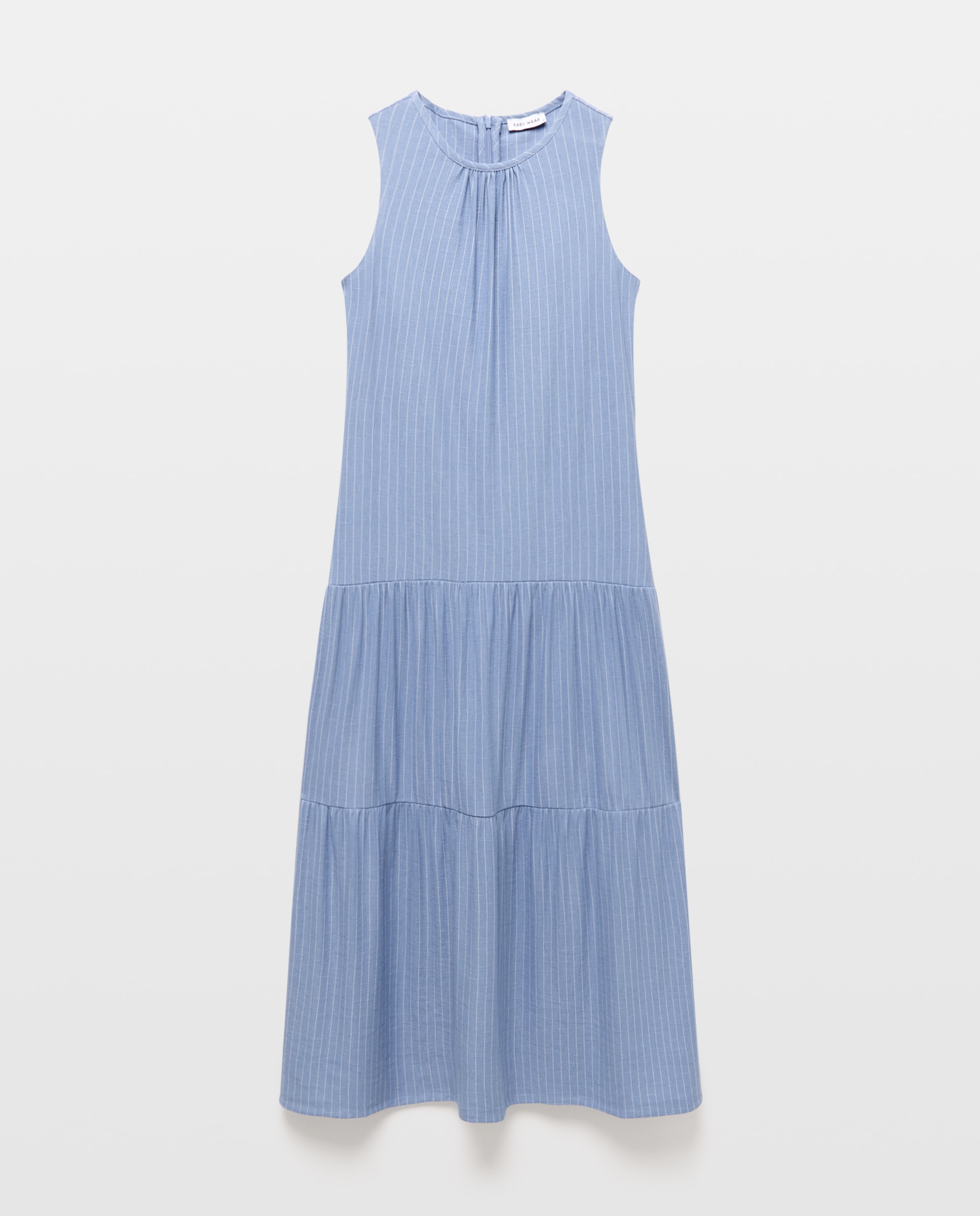 Vestido de tirantes estampado de mujer - Easy Wear - Azul Azul-5