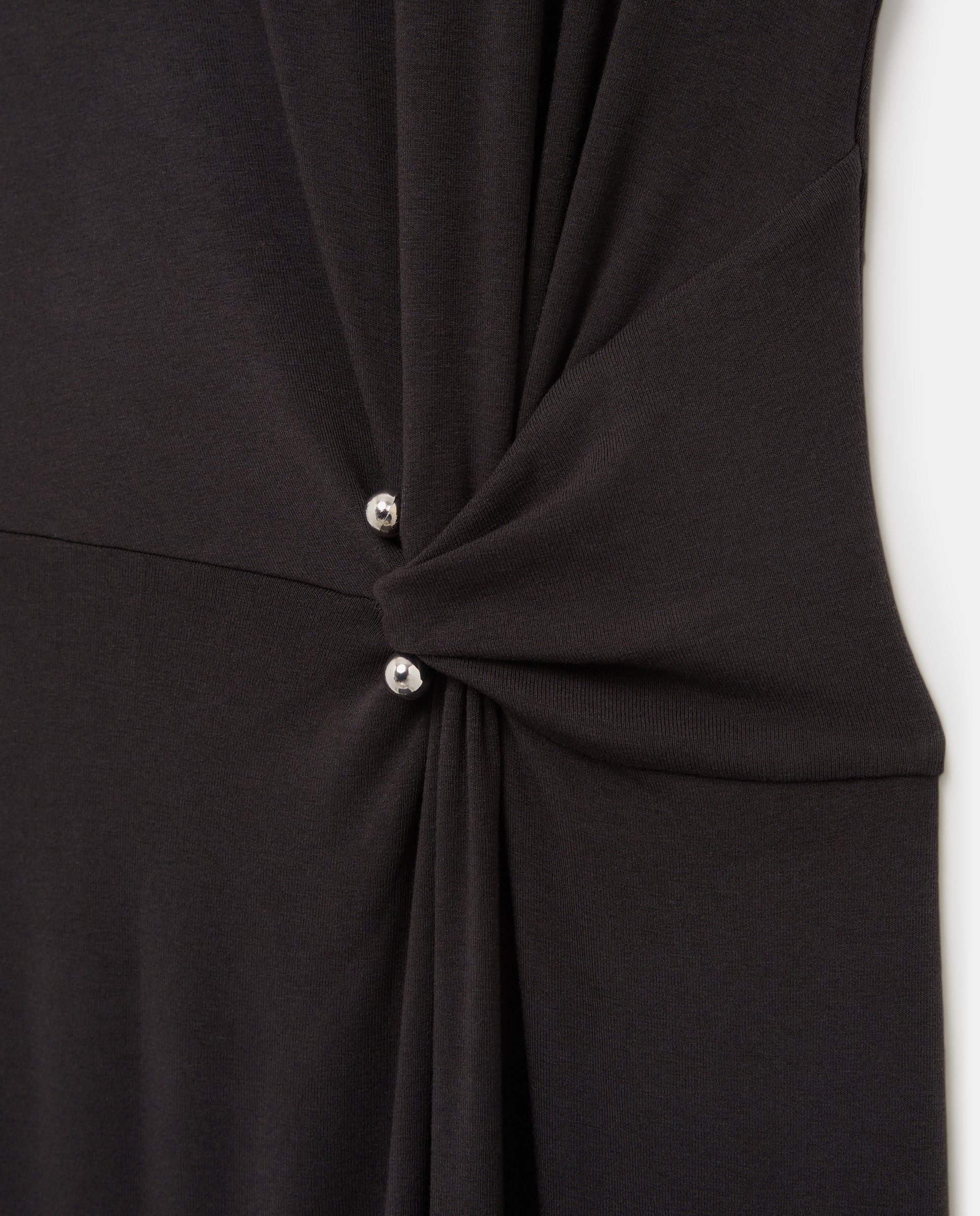 Vestido midi de mujer - Easy Wear - Negro Negro-6