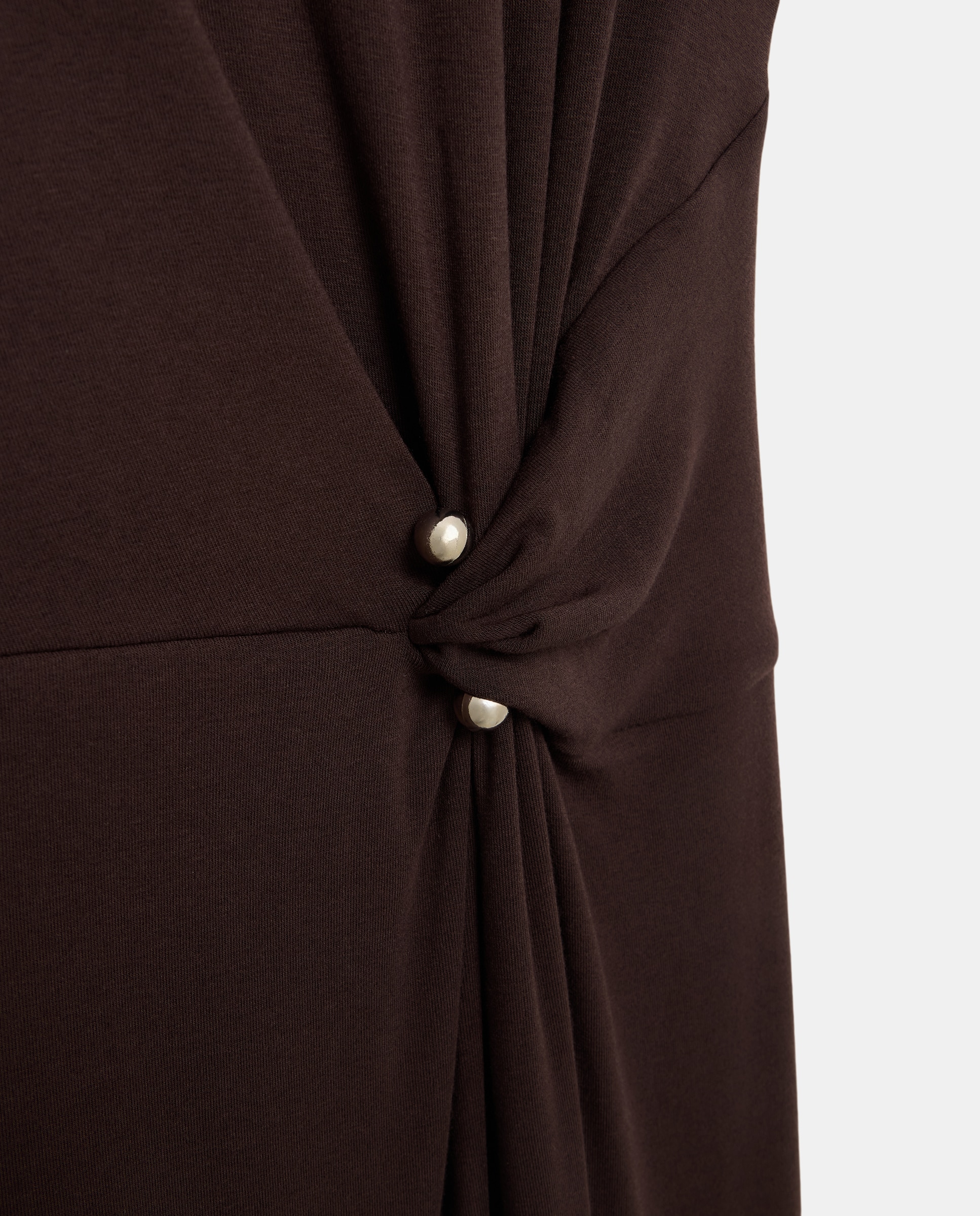 Vestido midi de mujer - Easy Wear - Chocolate Chocolate-6