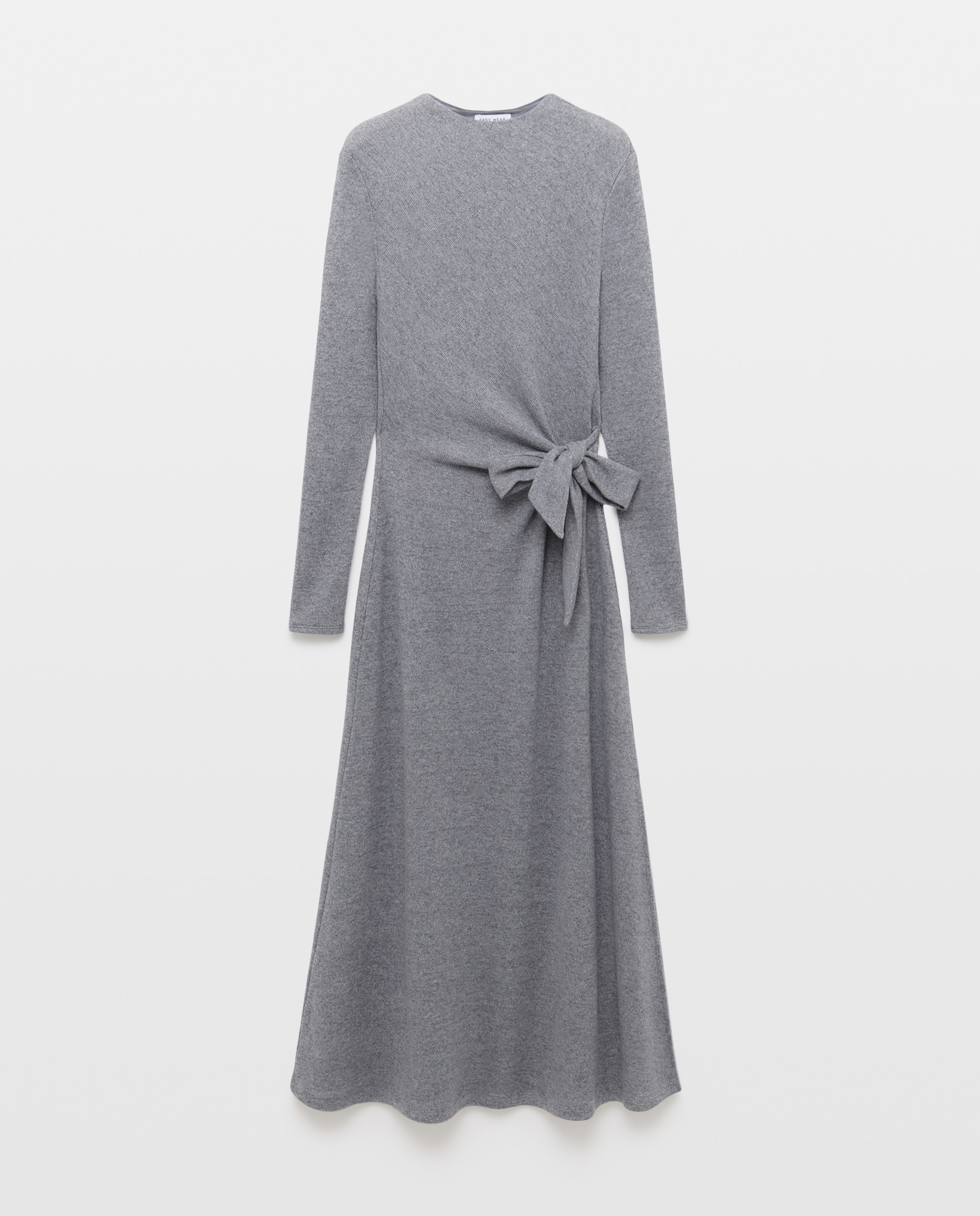 Vestido manga larga de mujer - Easy Wear - Gris claro Gris claro-4