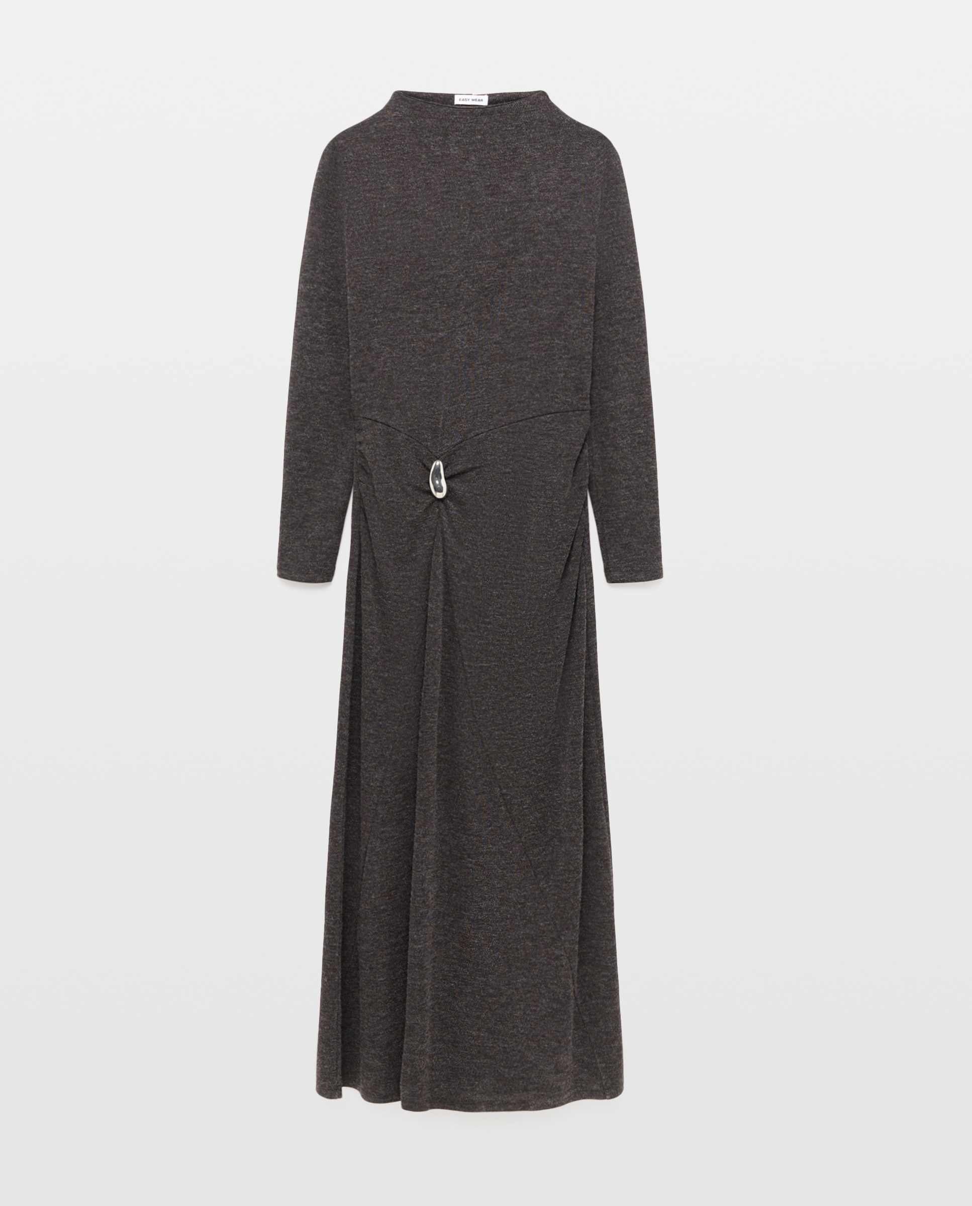 Vestido midi - Easy Wear - Gris claro Gris claro-4