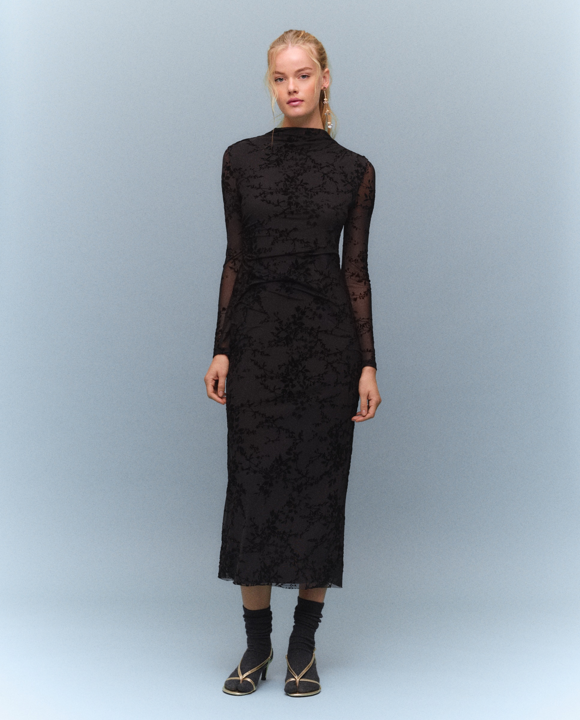 Vestido de mujer midi - Easy Wear - Chocolate Chocolate-1