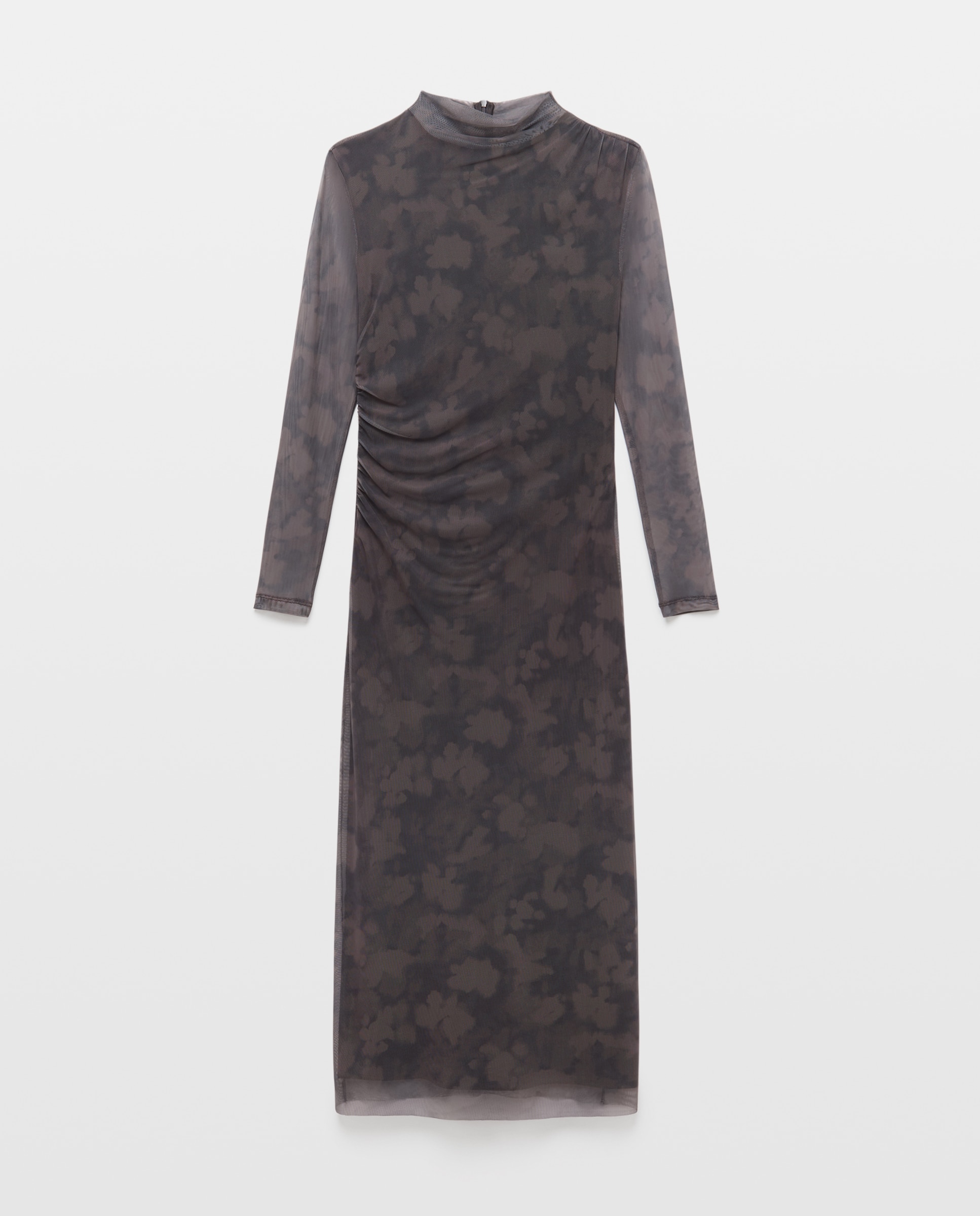 Vestido de mujer midi - Easy Wear - Marrón Marrón-4