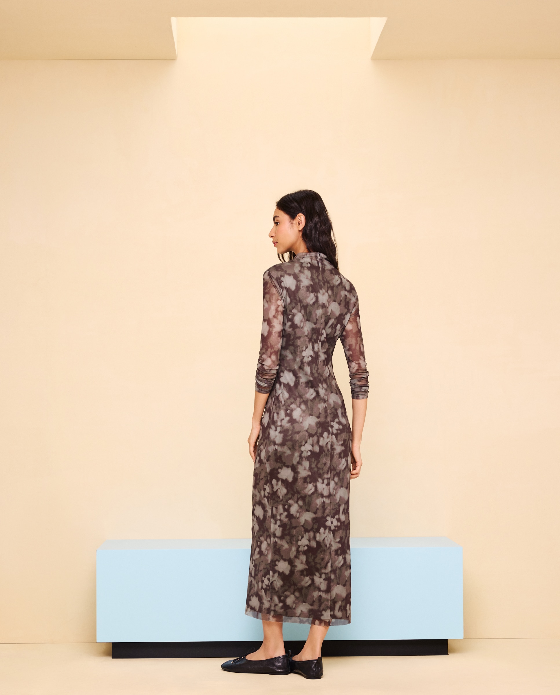 Vestido de mujer midi - Easy Wear - Verde Verde-3