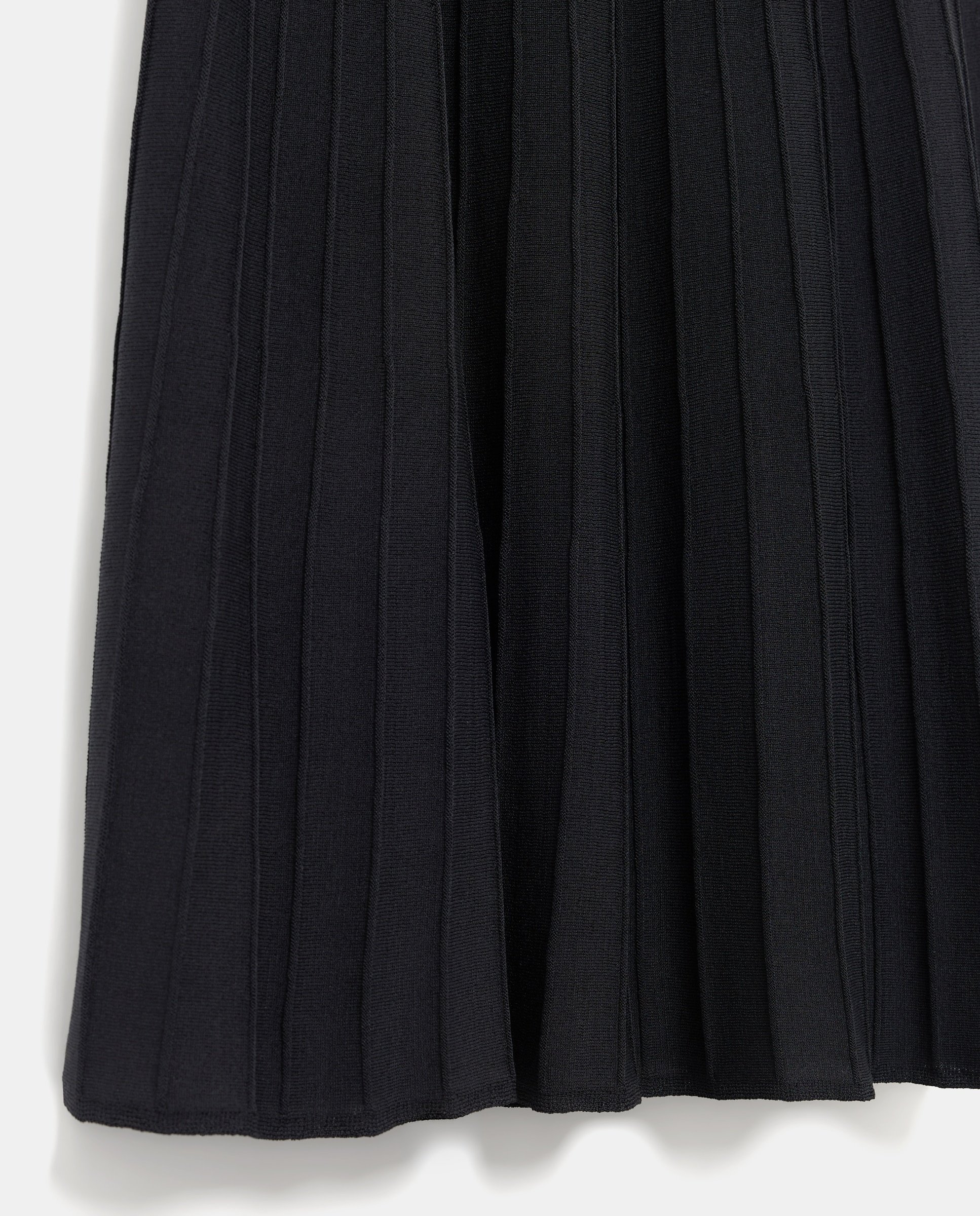 Falda de punto con vuelo de mujer - Easy Wear - Negro Negro-2