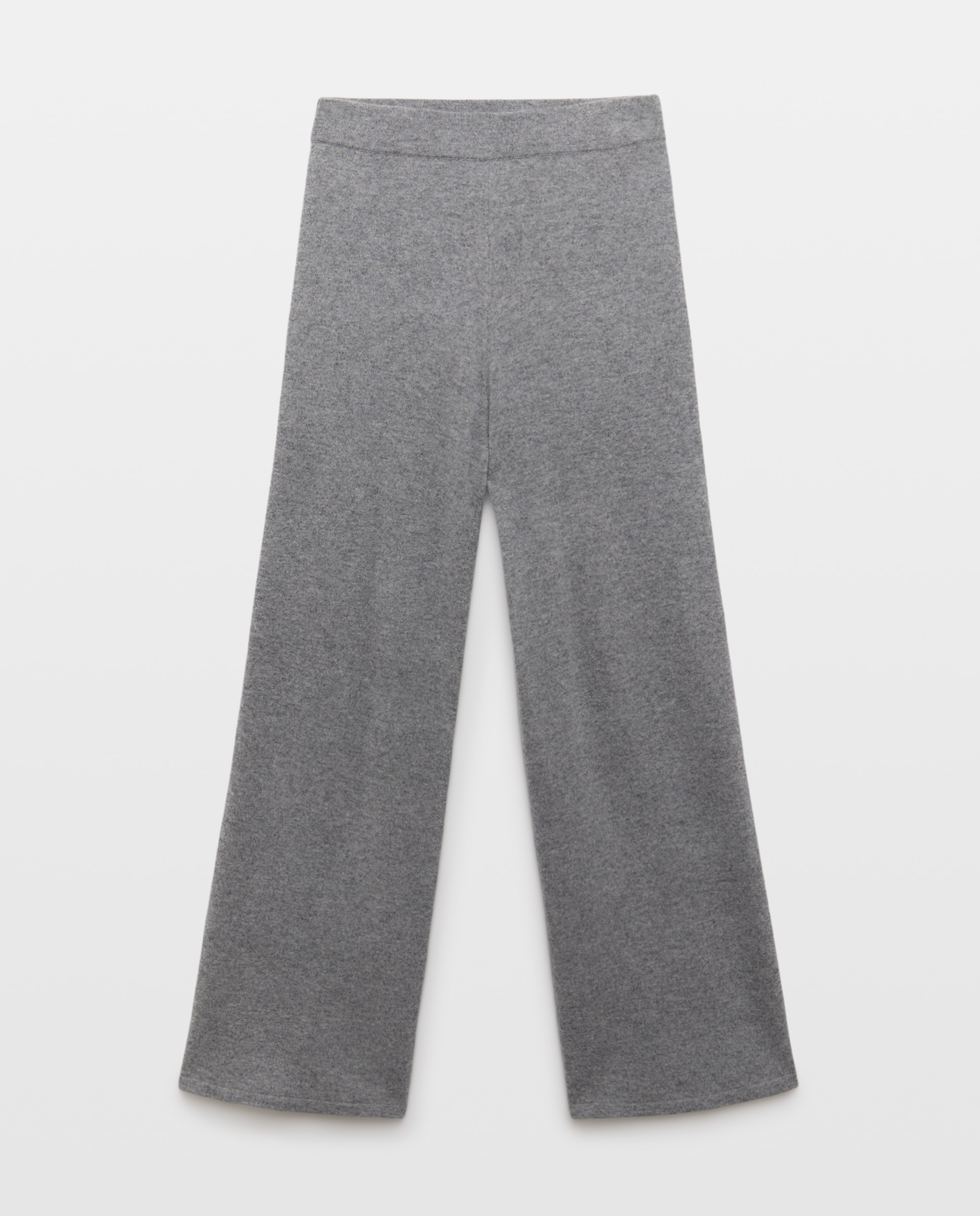 Pantalón de punto de lana con cashmere de mujer. - Easy Wear - 820 Gris medio 820 Gris medio-4