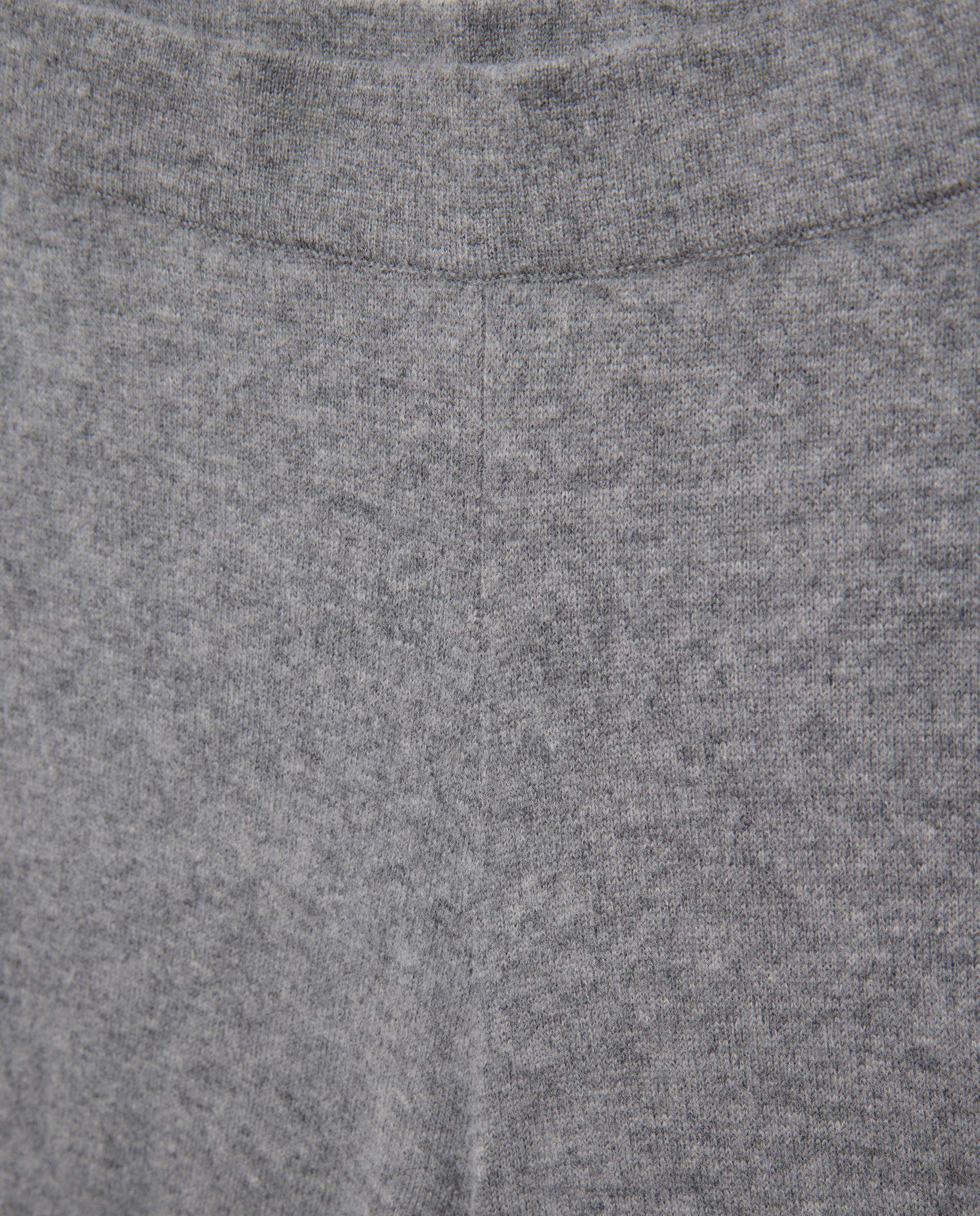 Pantalón de punto de lana con cashmere de mujer. - Easy Wear - 820 Gris medio 820 Gris medio-5