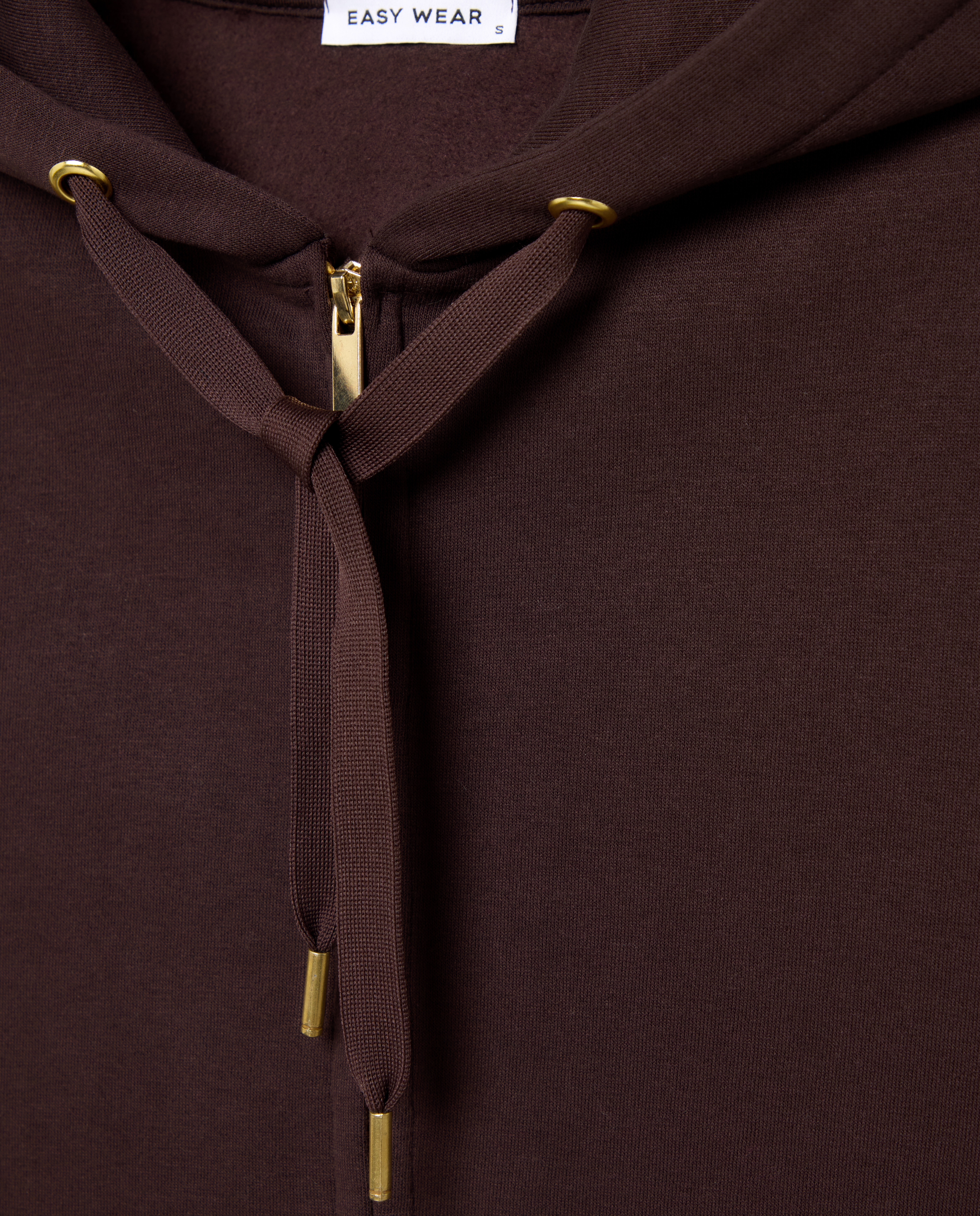 Sudadera chaqueta de mujer - Easy Wear - Marrón Marrón-5