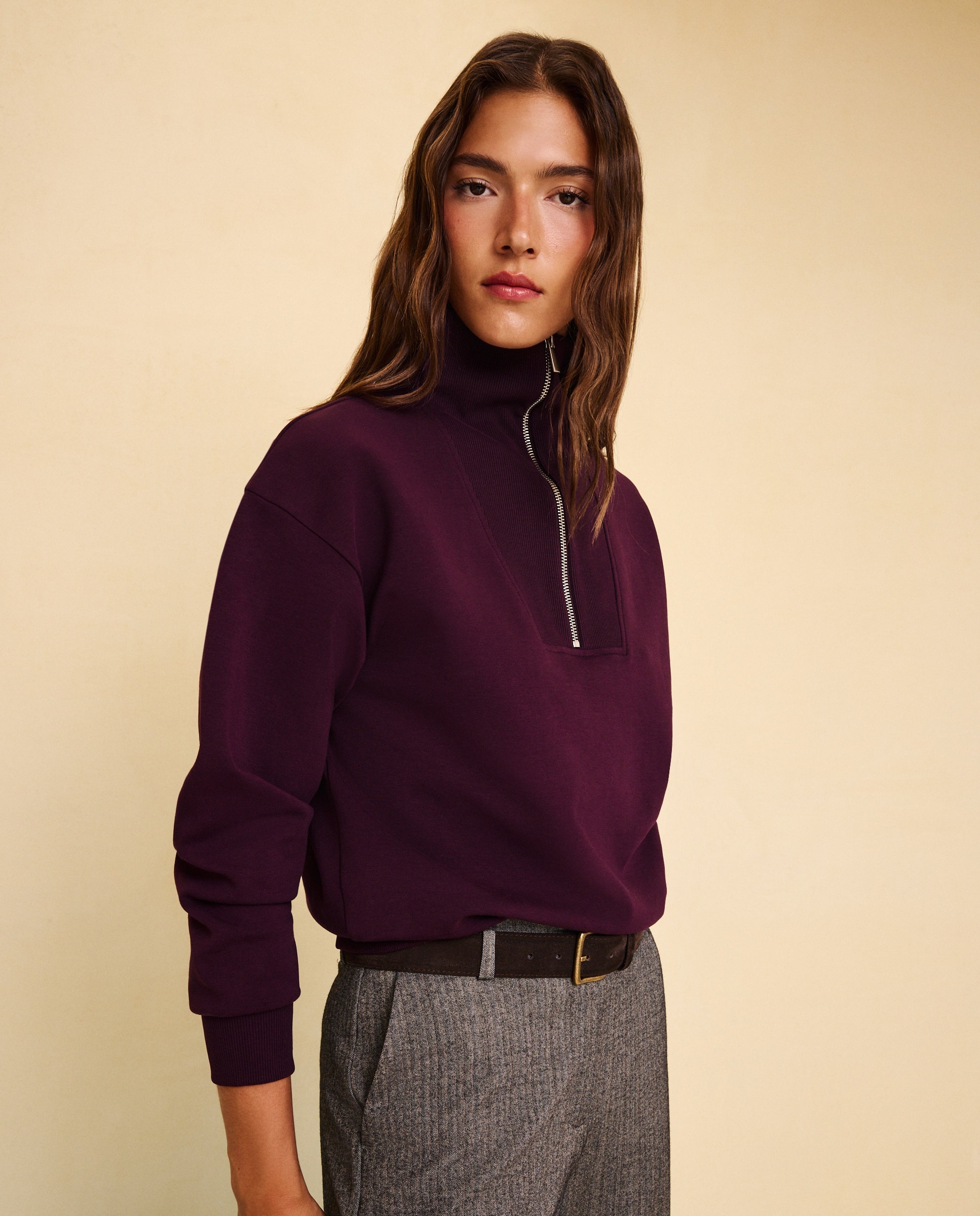 Imagem 0 de Sweatshirt com Fecho de Correr