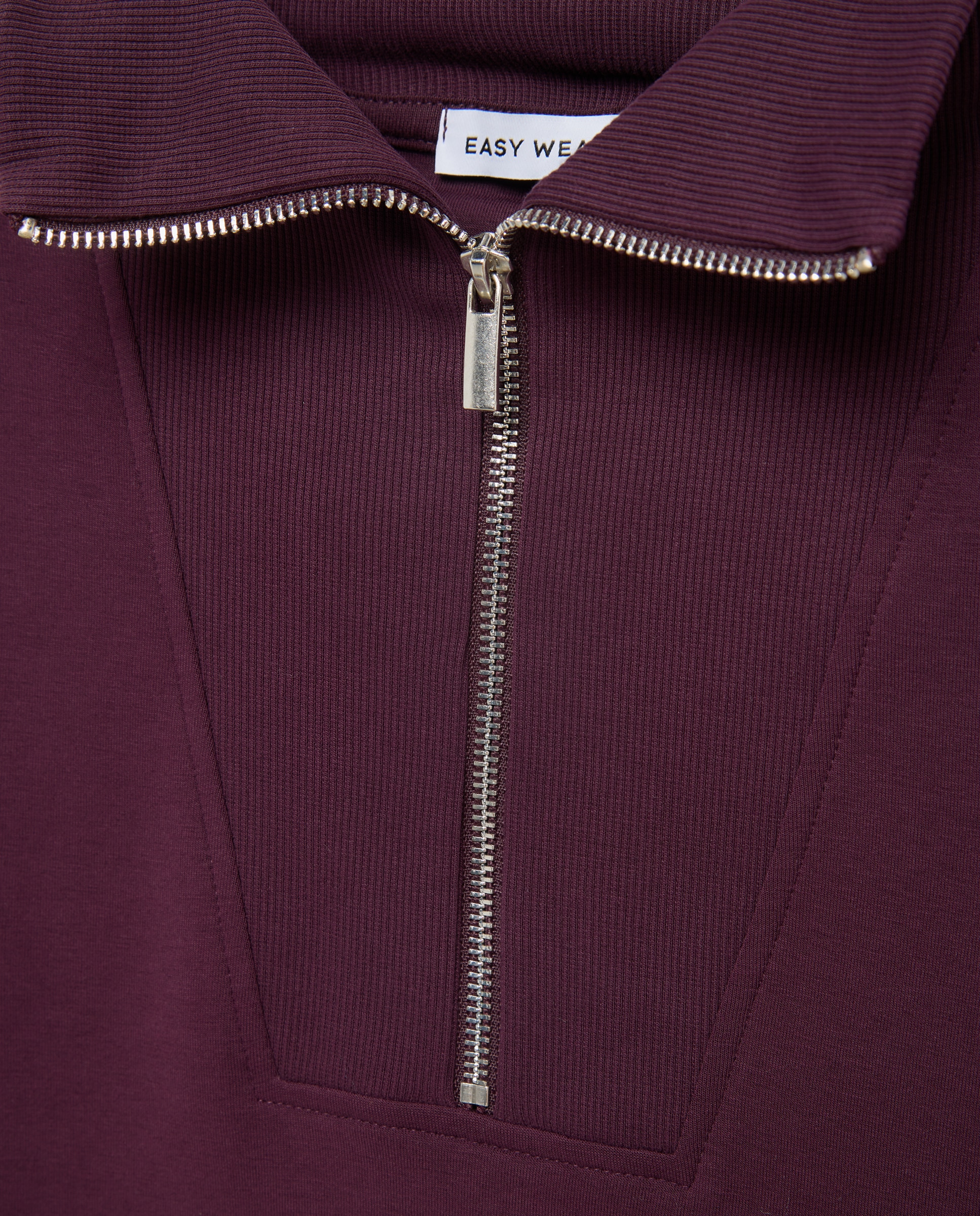 Sudadera cremallera de mujer - Easy Wear - Ciruela Ciruela-5