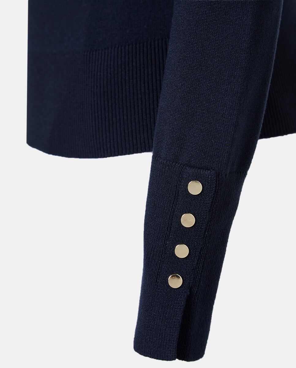 Camisola de malha Azul-marinho-6