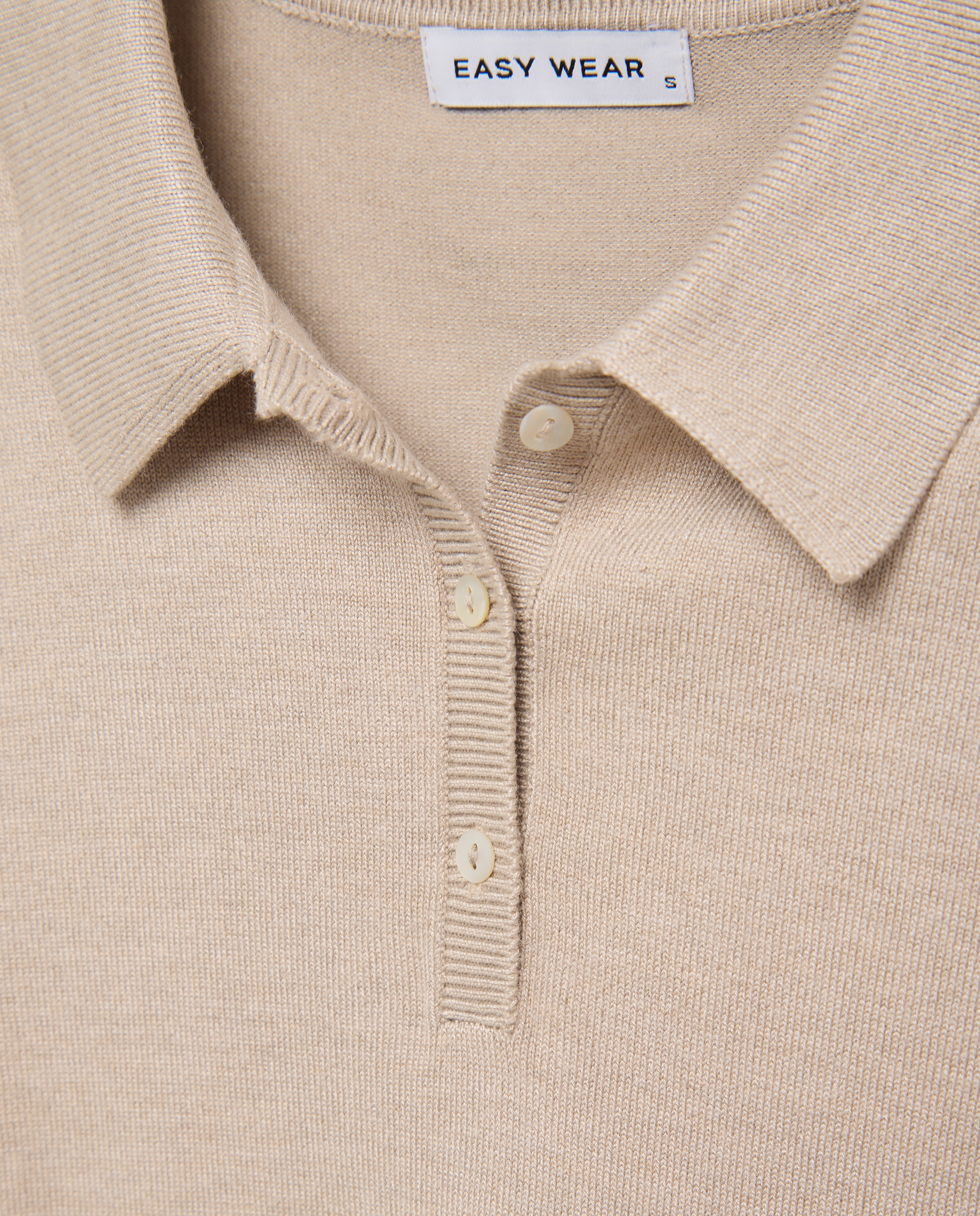 Jersey cuello polo manga corta de mujer - Easy Wear - 850 Piedra 850 Piedra-5