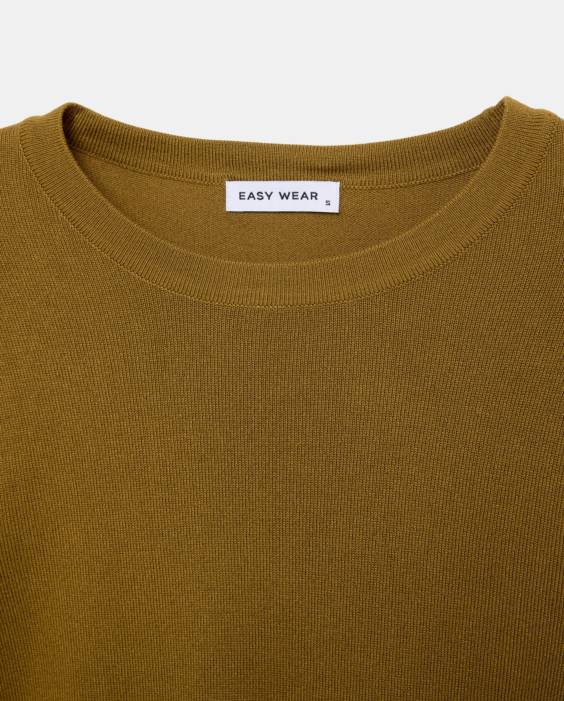 Jersey cuello redondo con detalle de botones en puño de mujer - Easy Wear - Verde Verde-5