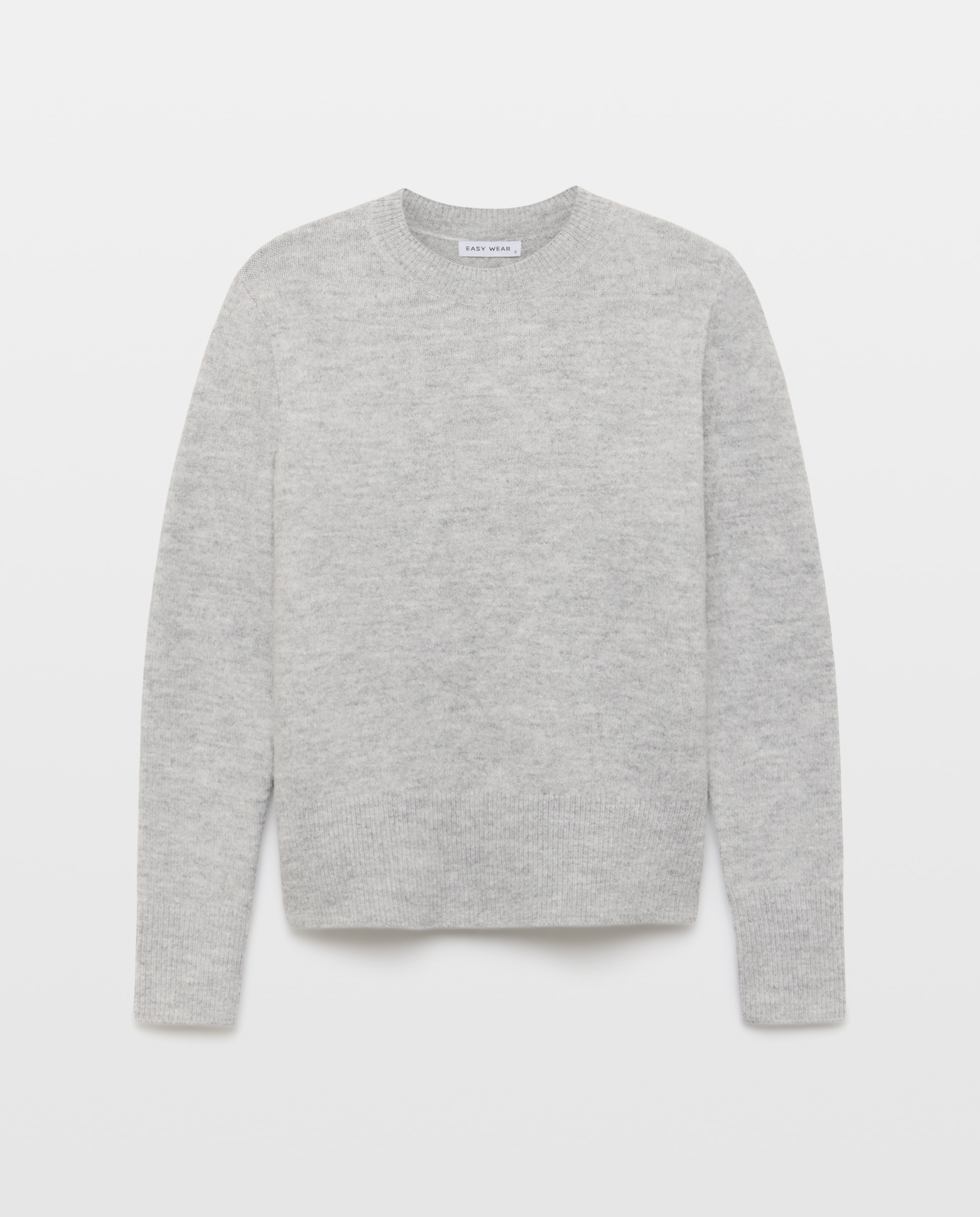 Jersey cuello redondo soft de mujer - Easy Wear - Gris claro Gris claro-1