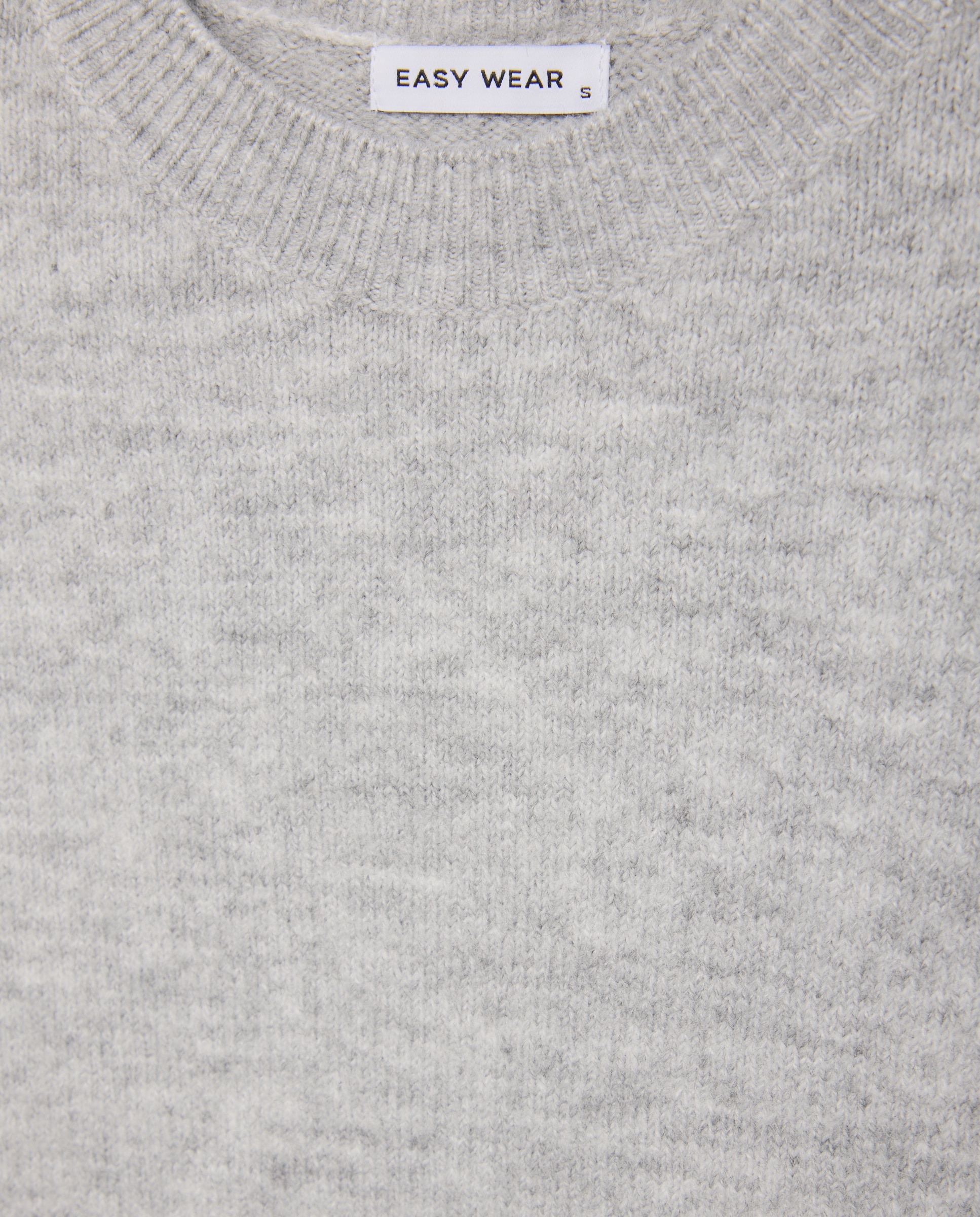 Jersey cuello redondo soft de mujer - Easy Wear - Gris claro Gris claro-2