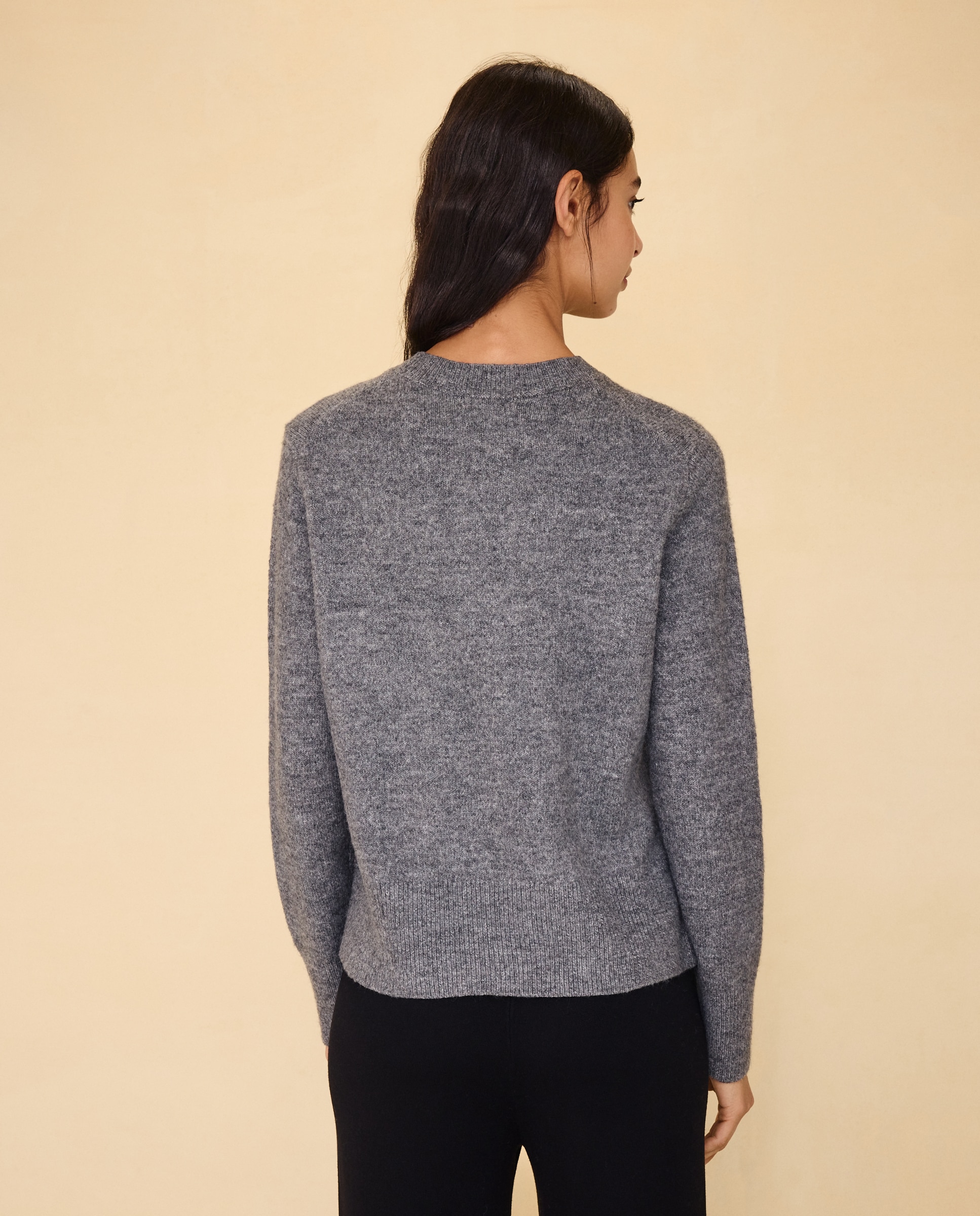 Jersey cuello redondo soft de mujer - Easy Wear - 830 Antracita 830 Antracita-3
