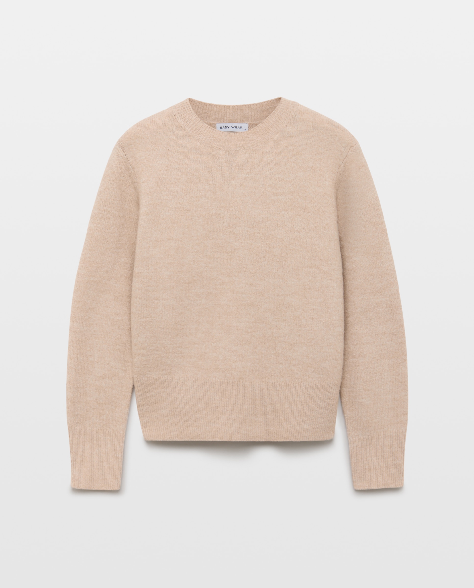 Jersey cuello redondo soft de mujer - Easy Wear - Tostado Tostado-4
