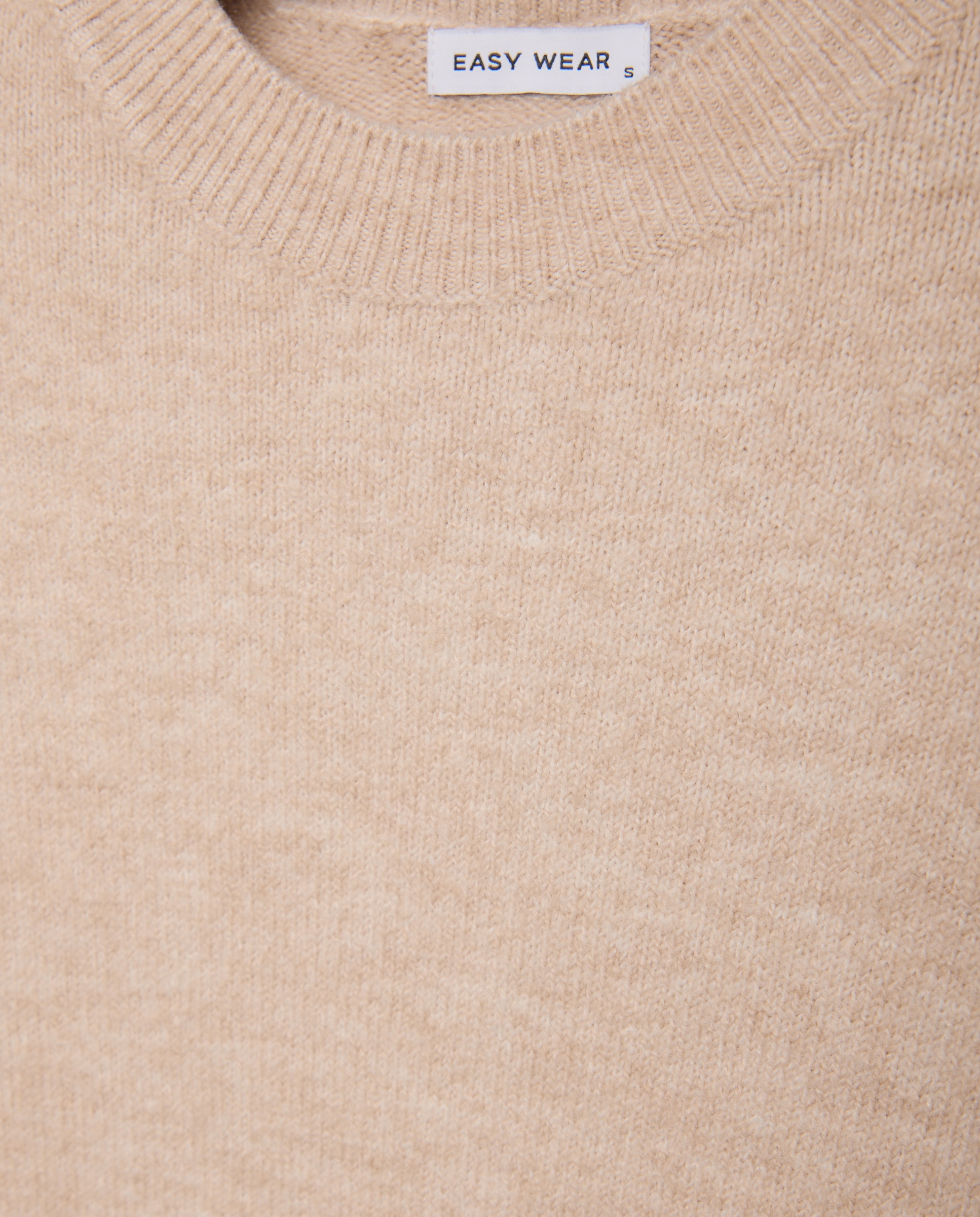 Jersey cuello redondo soft de mujer - Easy Wear - Tostado Tostado-5