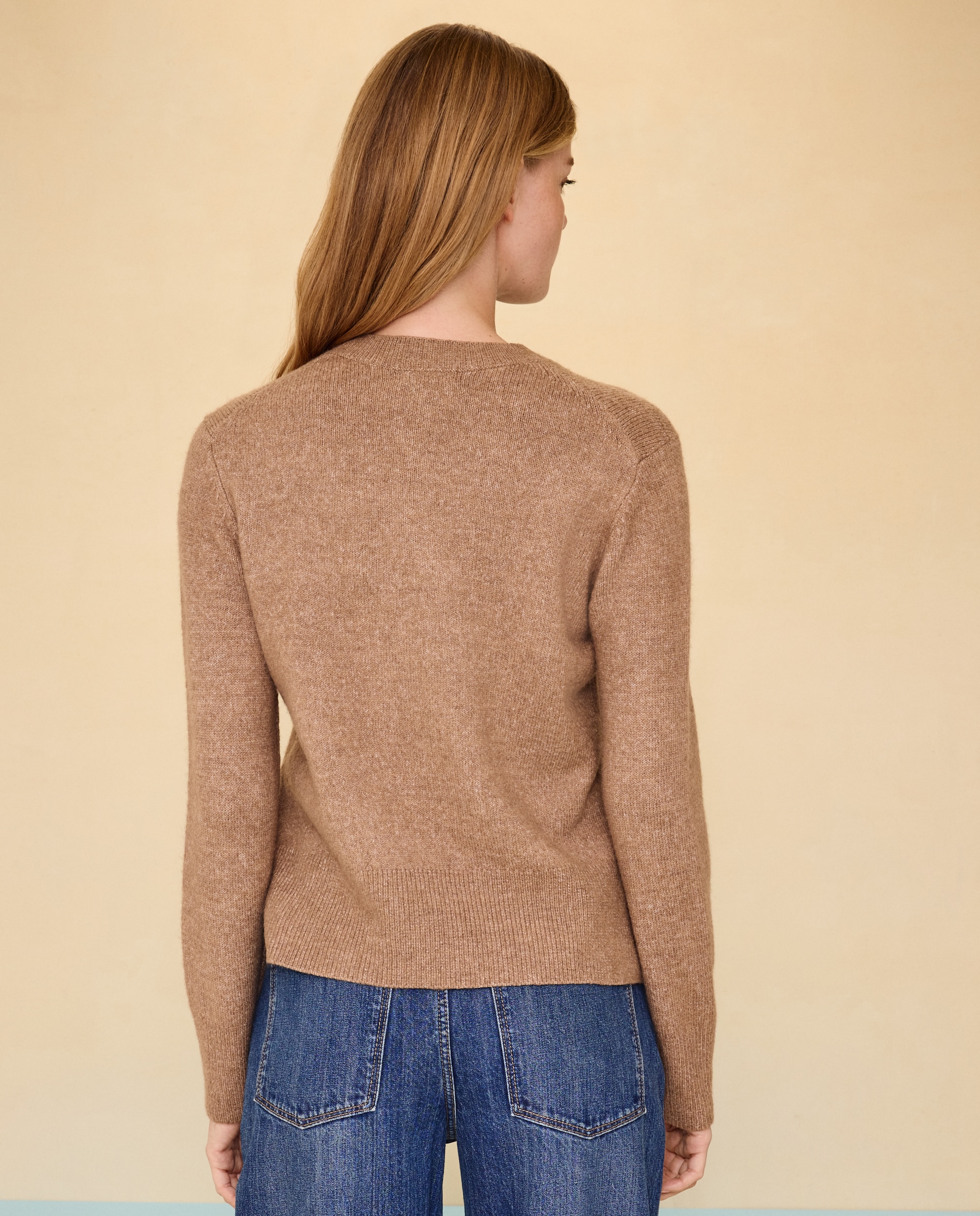Jersey cuello redondo soft de mujer - Easy Wear - 730 Camel 730 Camel-3