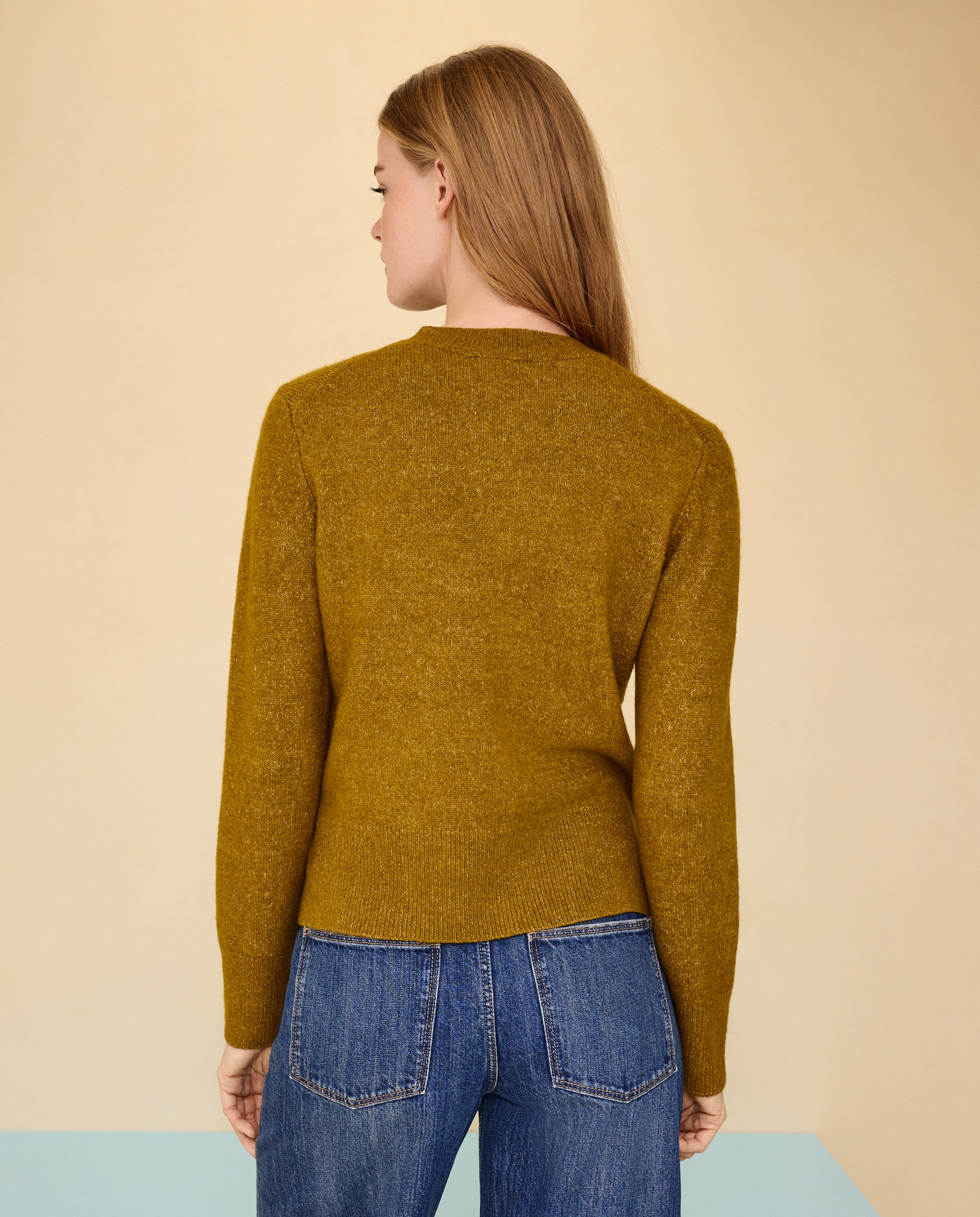 Jersey cuello redondo soft de mujer - Easy Wear - 560 Oliva 560 Oliva-2