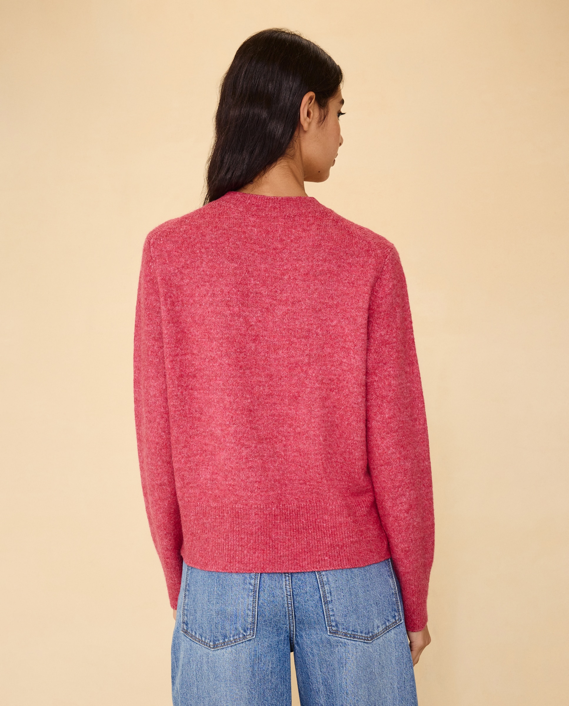 Jersey cuello redondo soft de mujer - Easy Wear - 230 Rosa oscuro 230 Rosa oscuro-3