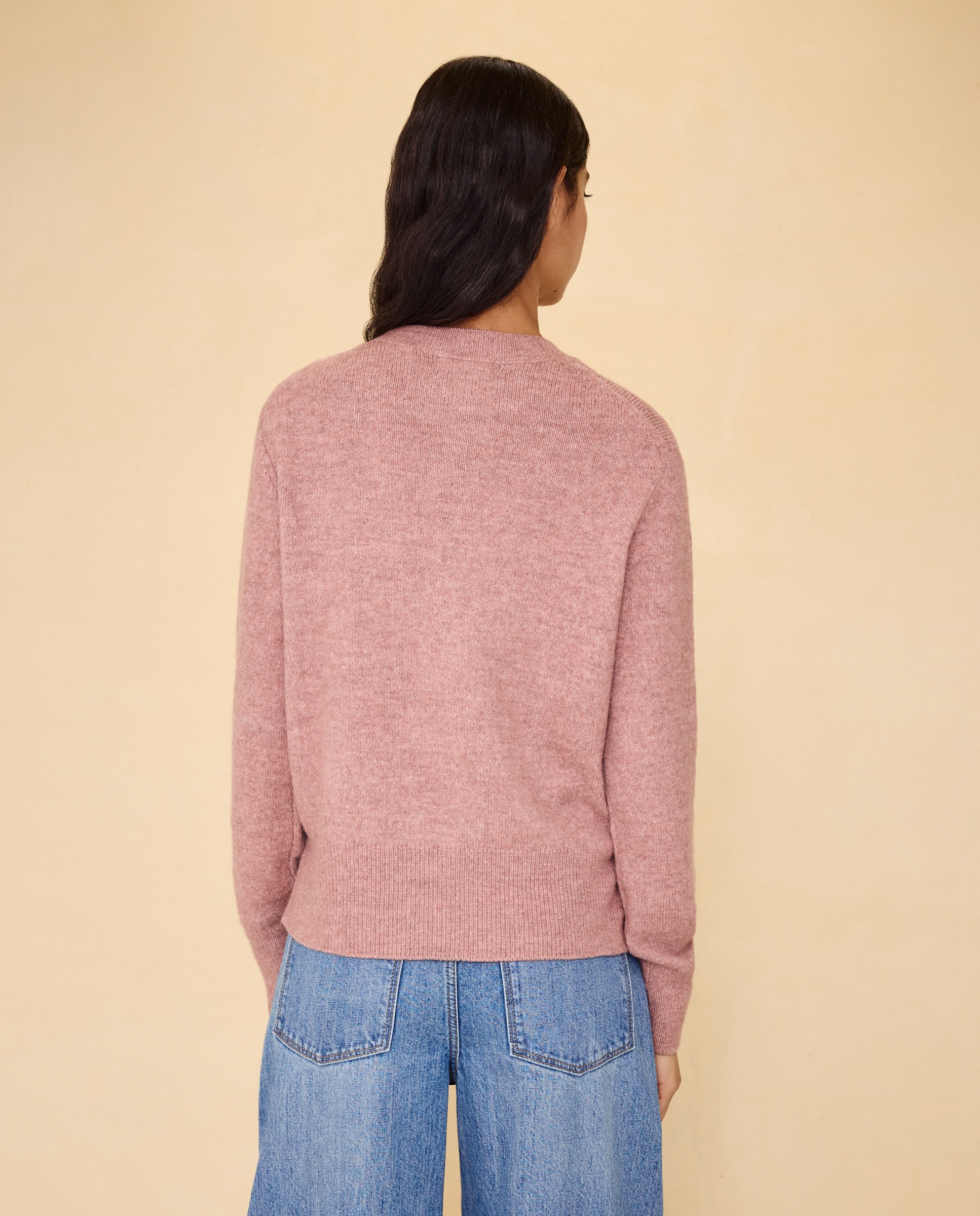 Jersey cuello redondo soft de mujer - Easy Wear - 220 Rosa palo 220 Rosa palo-3