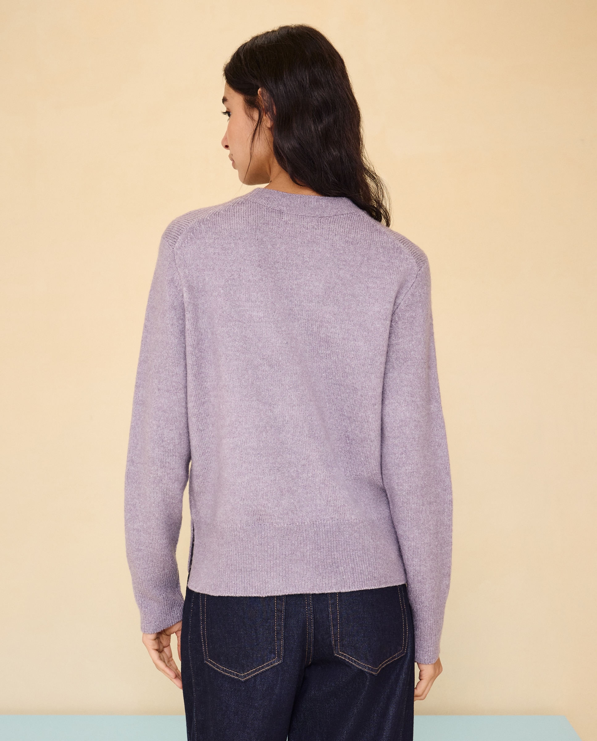 Jersey cuello redondo soft de mujer - Easy Wear - 284 Lila 284 Lila-3