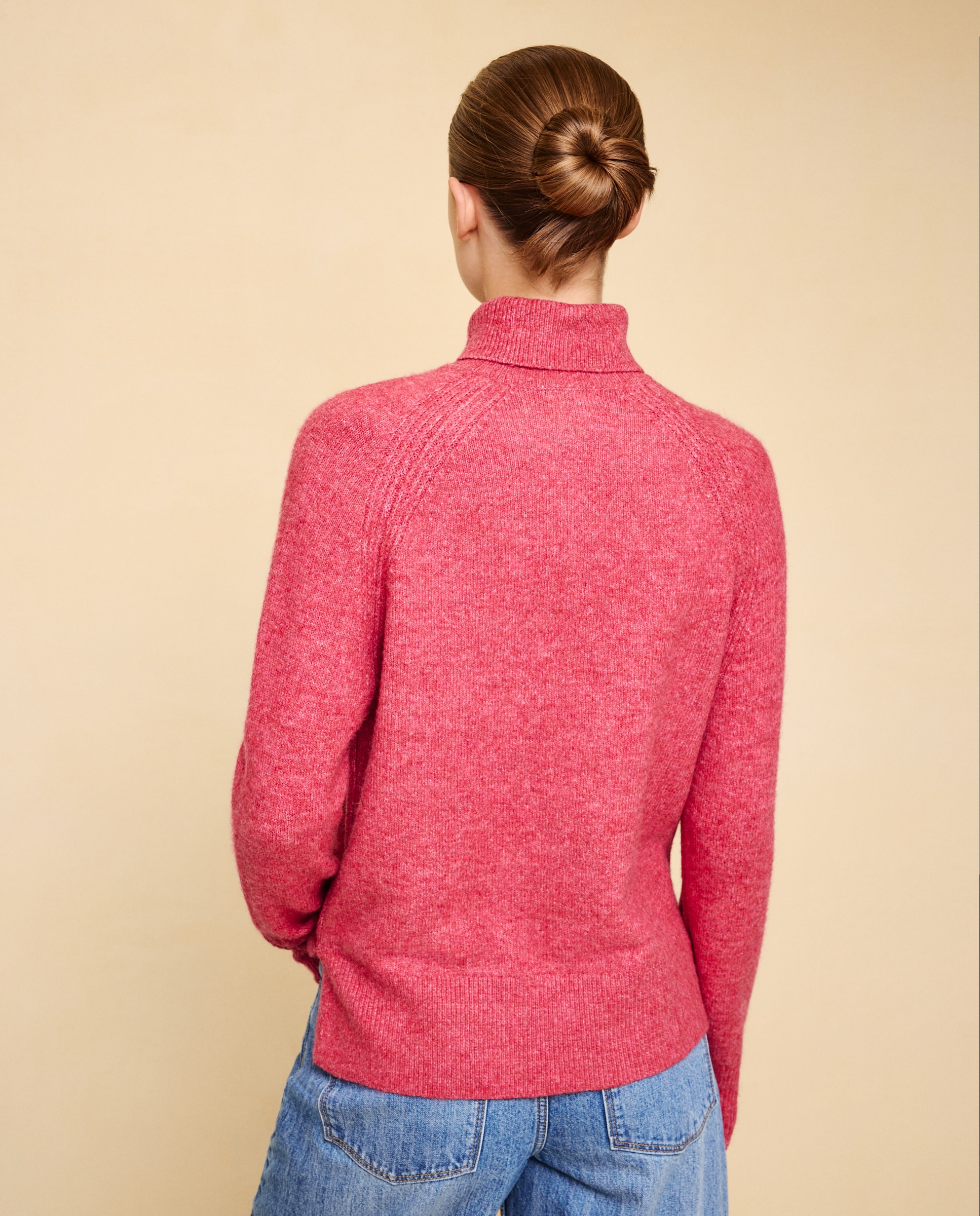 Jersey cuello alto soft de mujer - Easy Wear - Purpura Purpura-3